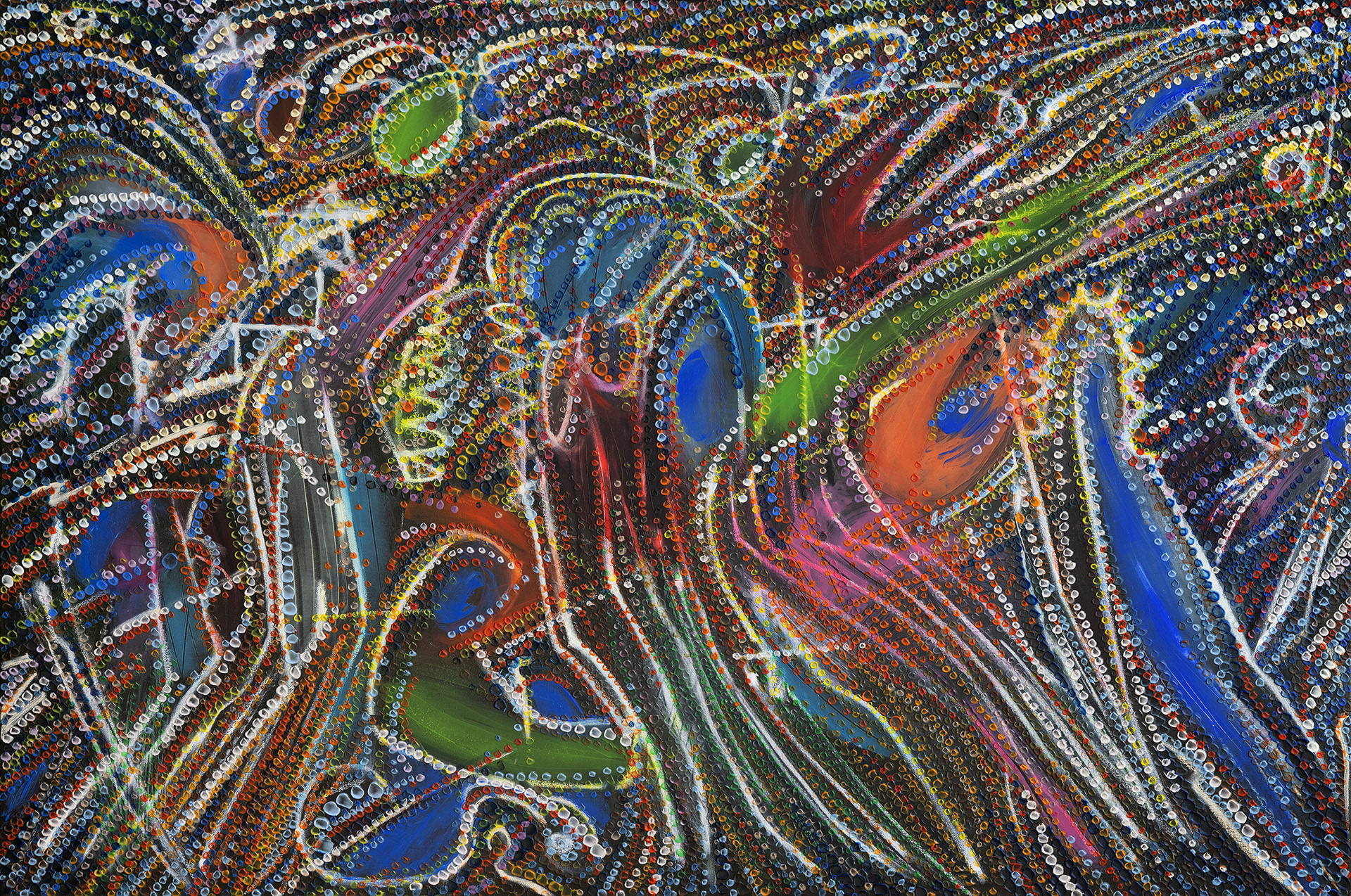 BLING BLING oil on canvas, 40 by 60 inches (102x152cm), 2022, HERMANN LEDERLE