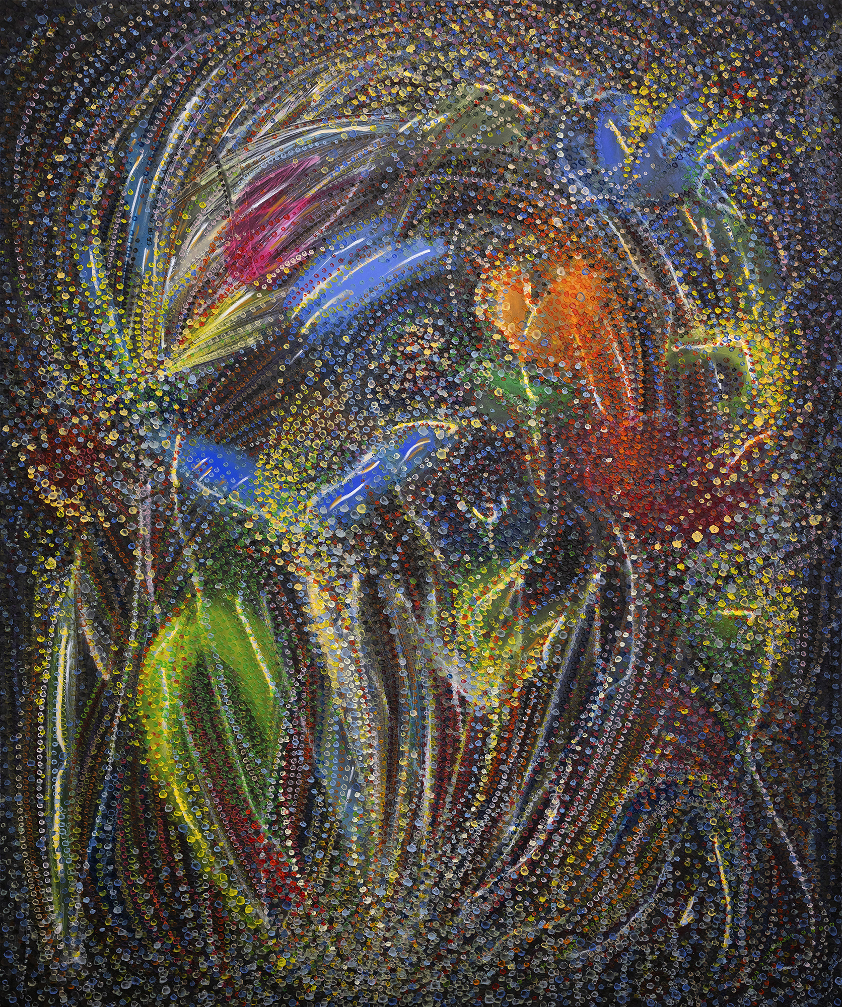 ÉLYSÉE oil on canvas, 72 by 60 inches (183x152cm), 2022, HERMANN  LEDERLE