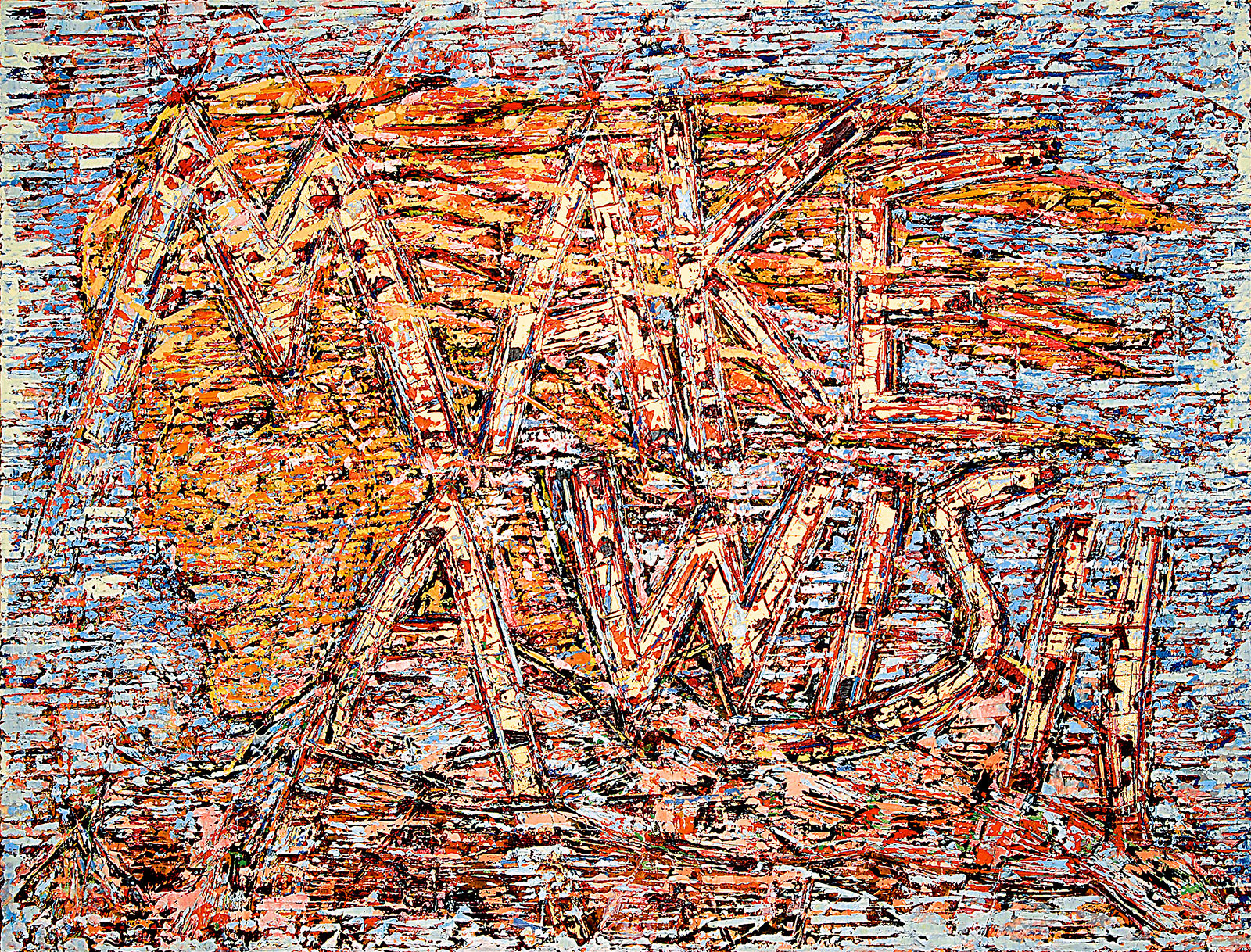 MAKE A WISH oil on canvas, 52 by 68 inches, 2007,HERMANN LEDERLE