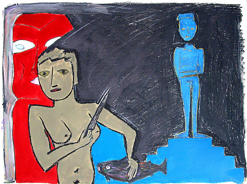 NO. 25 mixed media on paper, 22 by 30 inches, HERMANN LEDERLE
