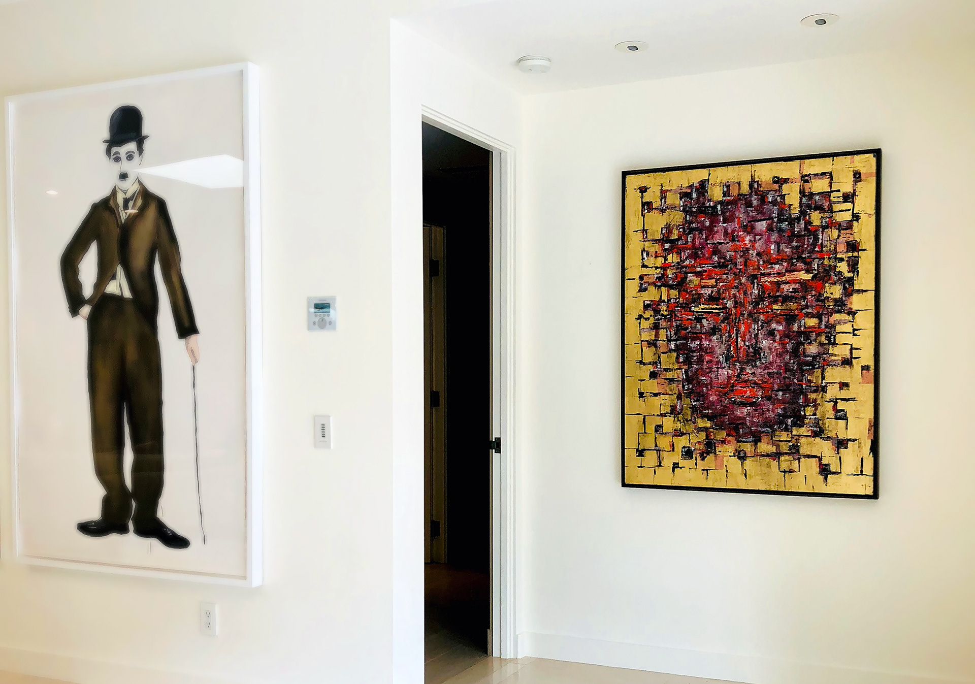 DAWN - at Sunset Plaza Residence Los Angeles - Pixel Series by Hermann Lederle