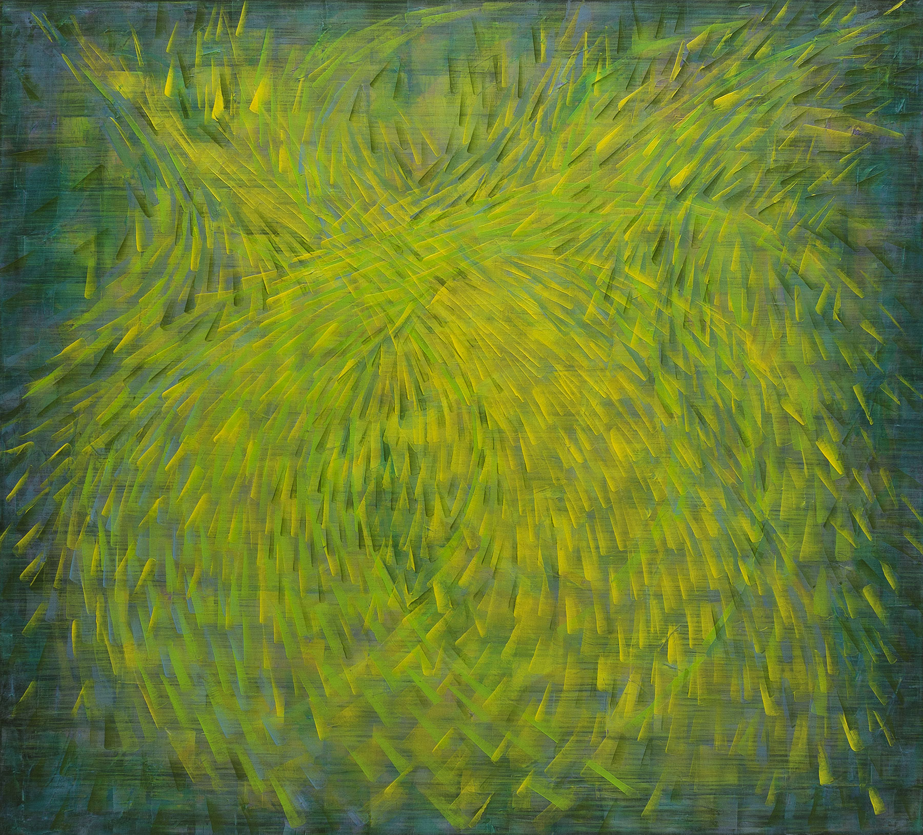 L’ APPEL DU VIDE oil on canvas, 60 by 66 inches, 2013, Hermann Lederle