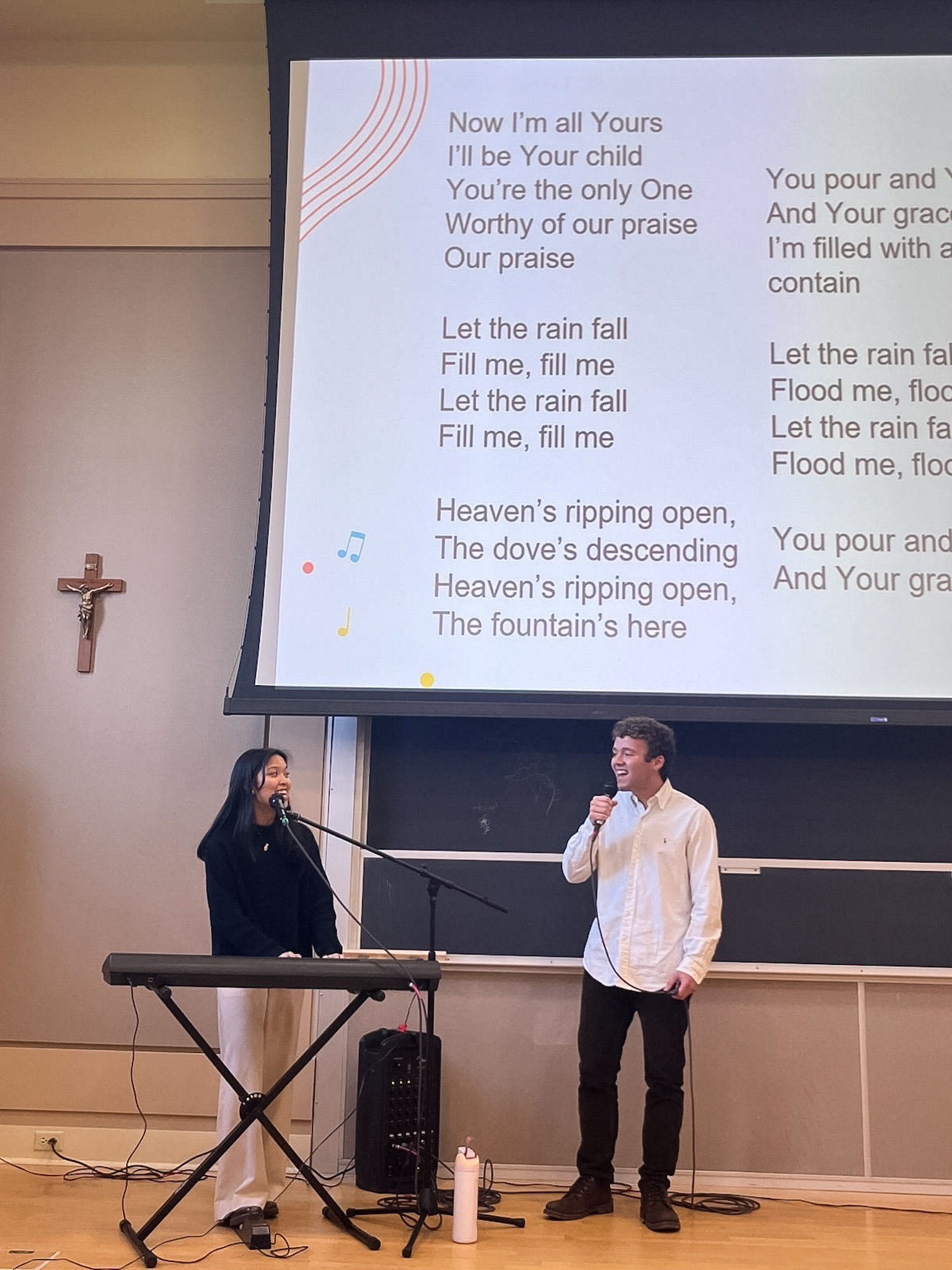 presenting to theology department