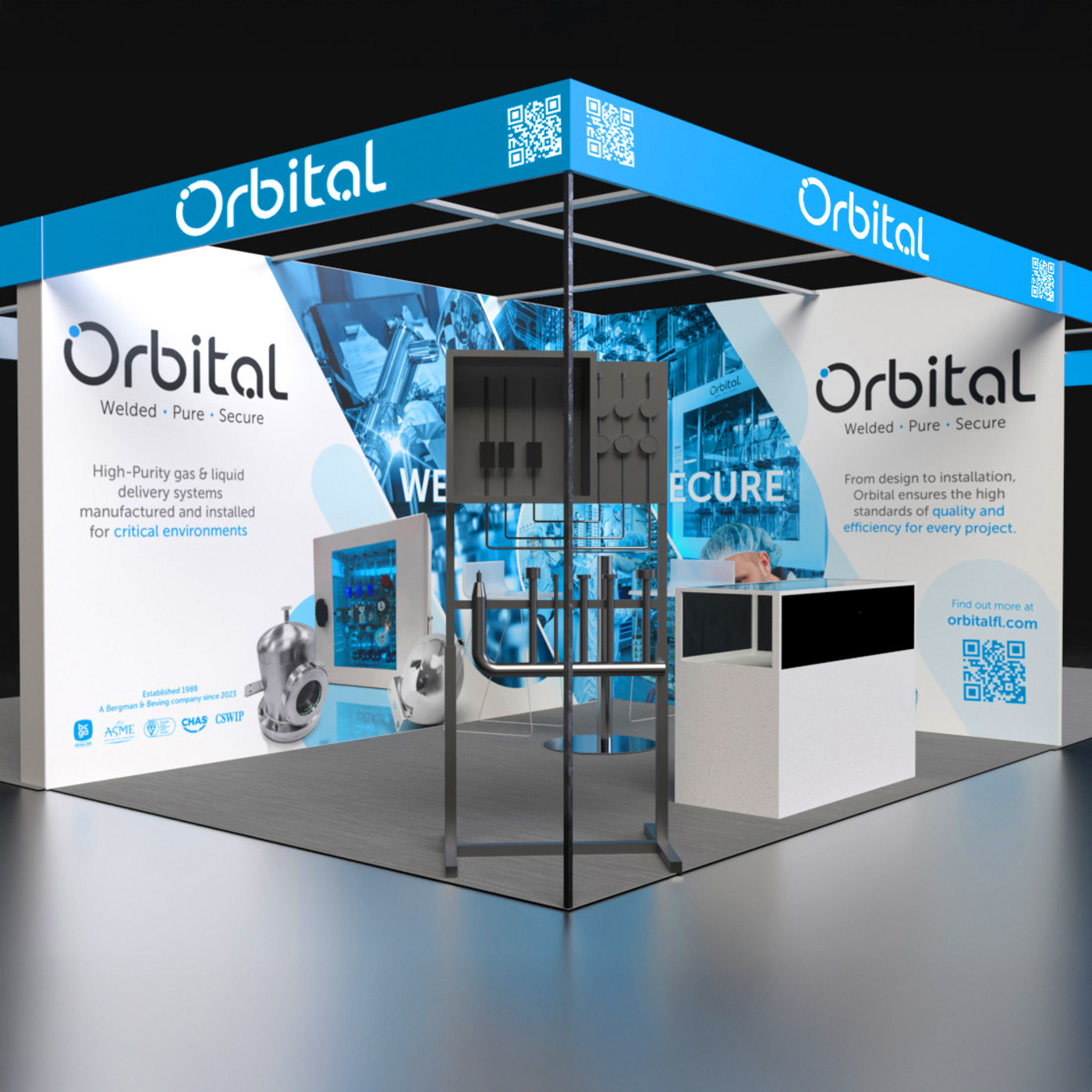 Orbital exhibition design 