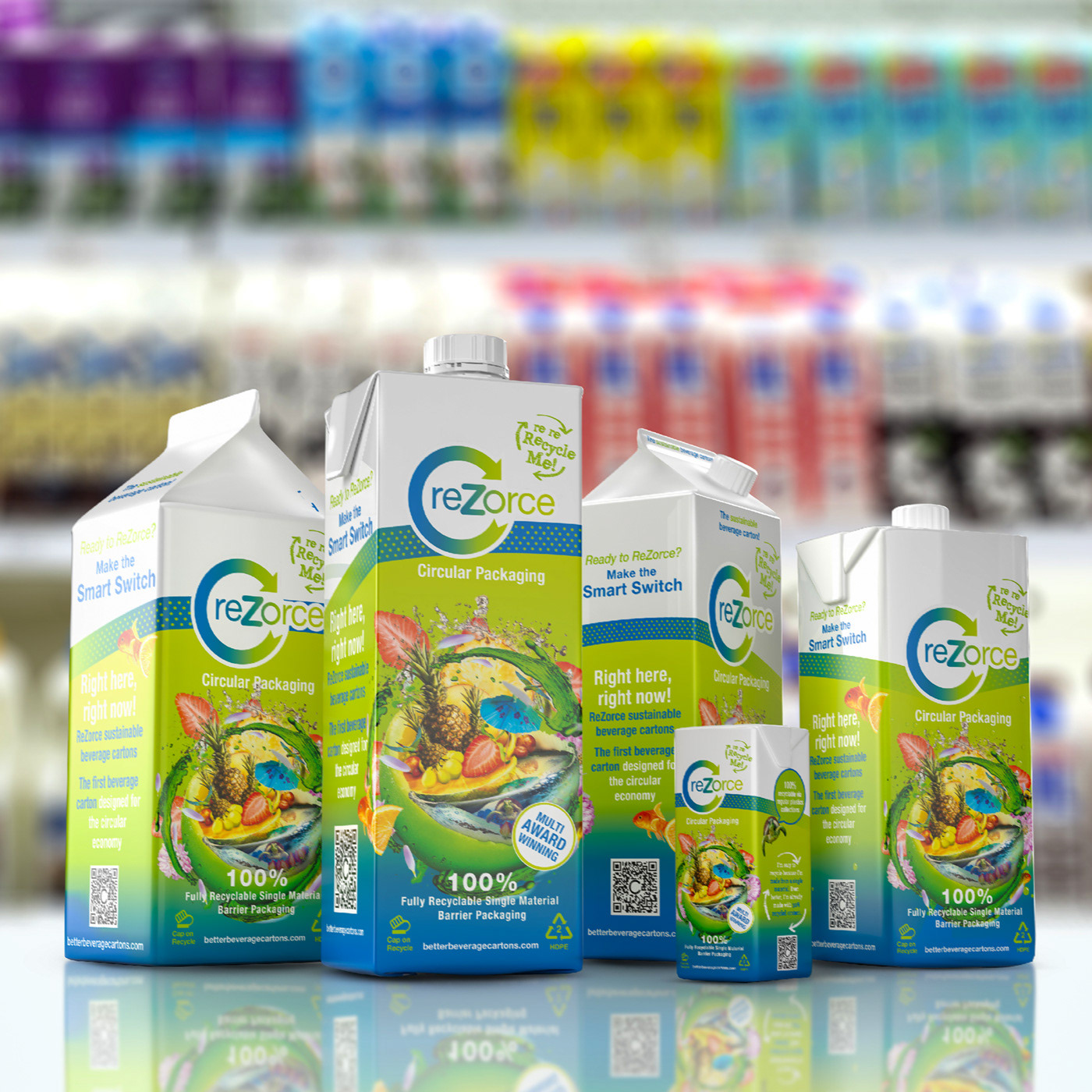 ReZorce Packaging design and visualisation