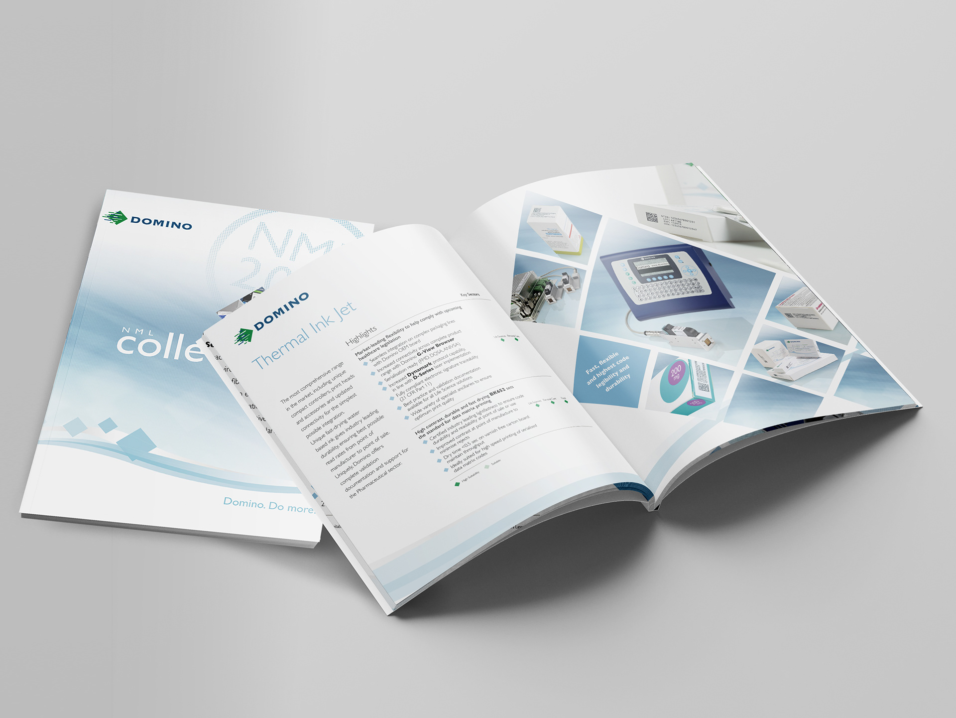 Domino Printing collection range brochure