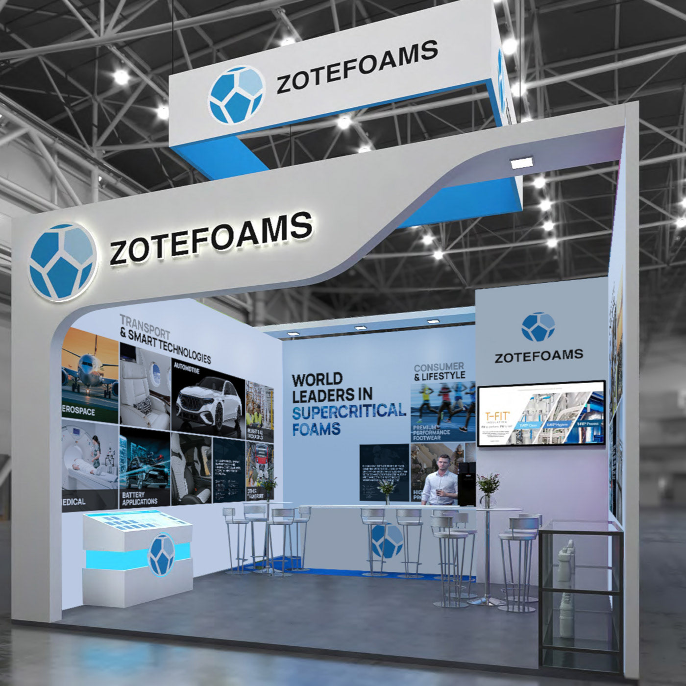 Zotefoams exhibition design