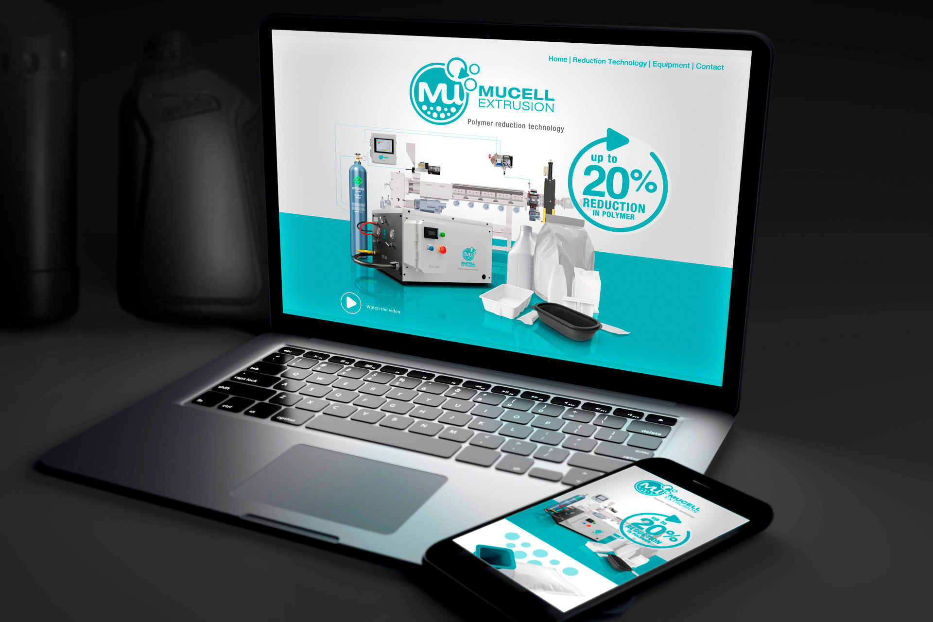 Mucell Extrusion website design and build