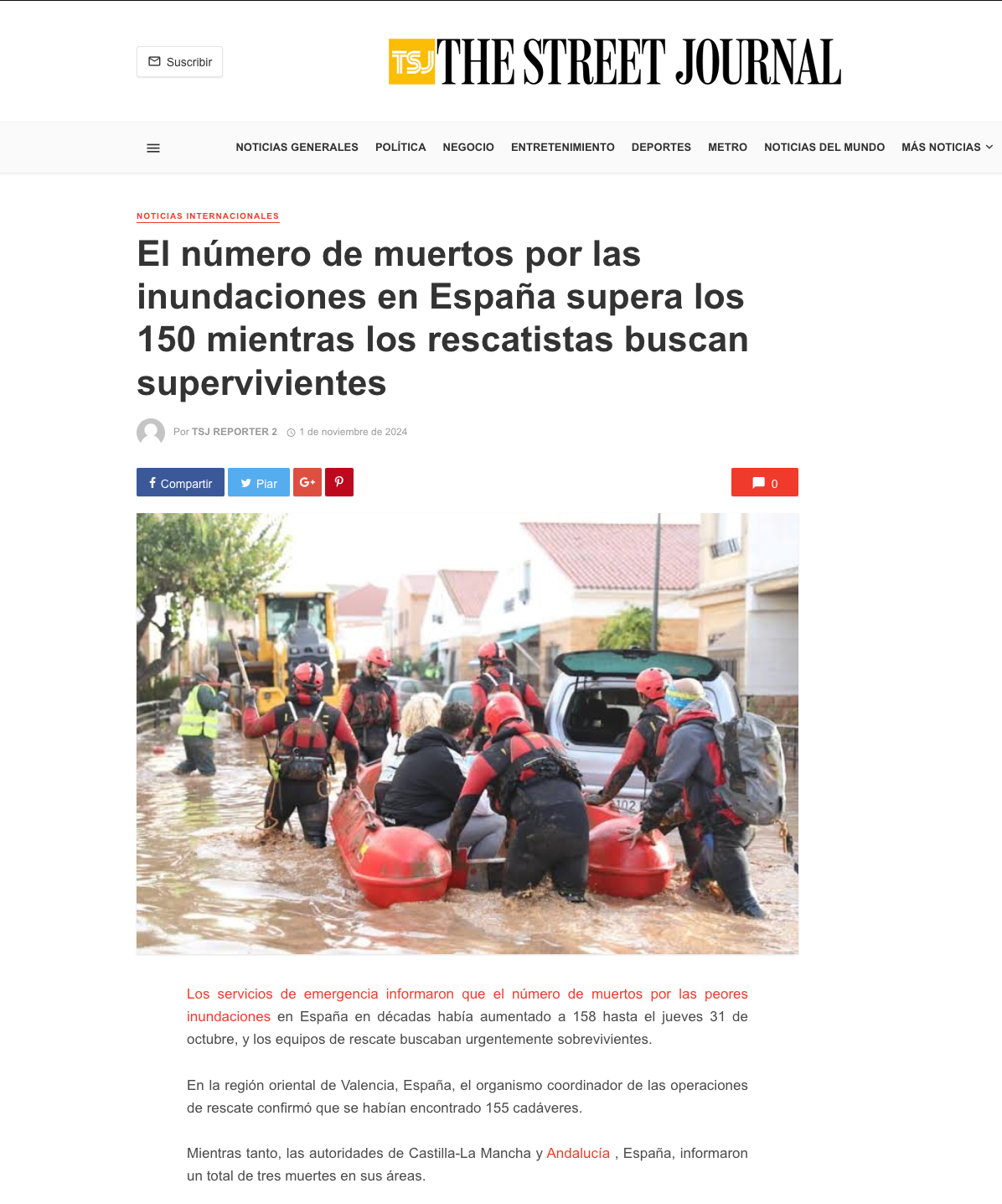 streets jornal
