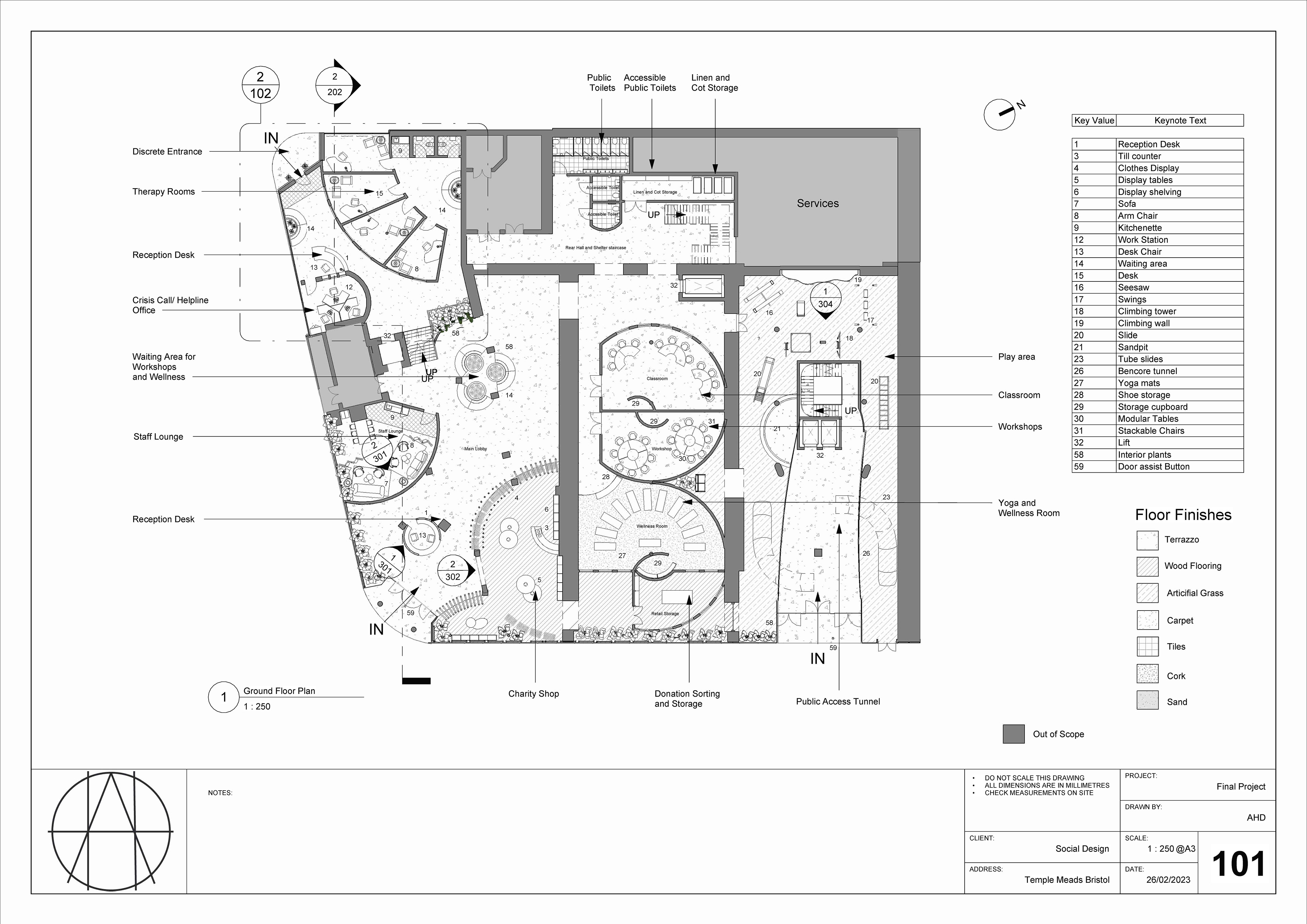 Technical Drawings - Ground Floor Plan