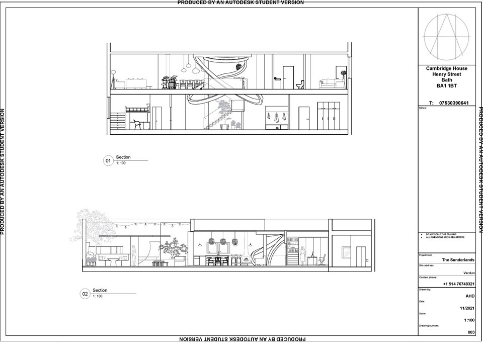 Technical Drawings - Sections