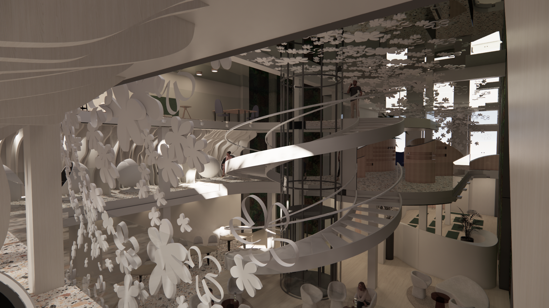 View back towards the front of the store
