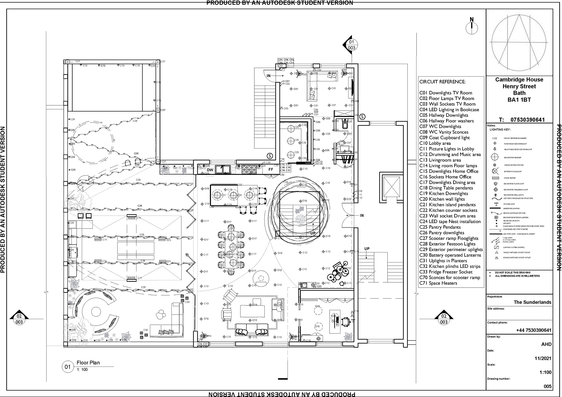 Technical Drawings - Floor Plan Upper level