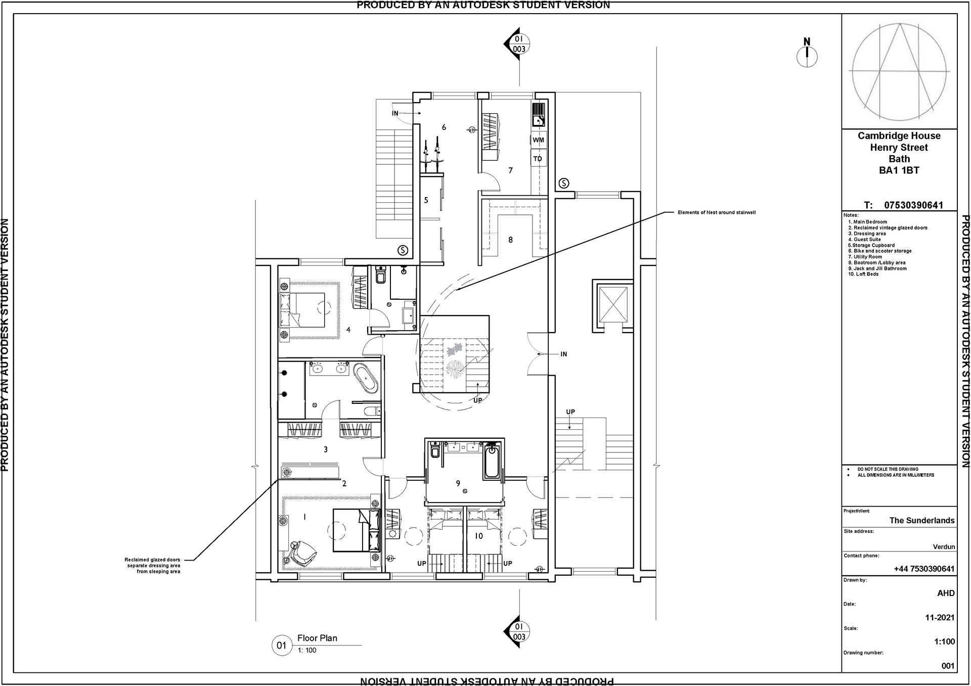Technical Drawings - Floor Plan Lower level