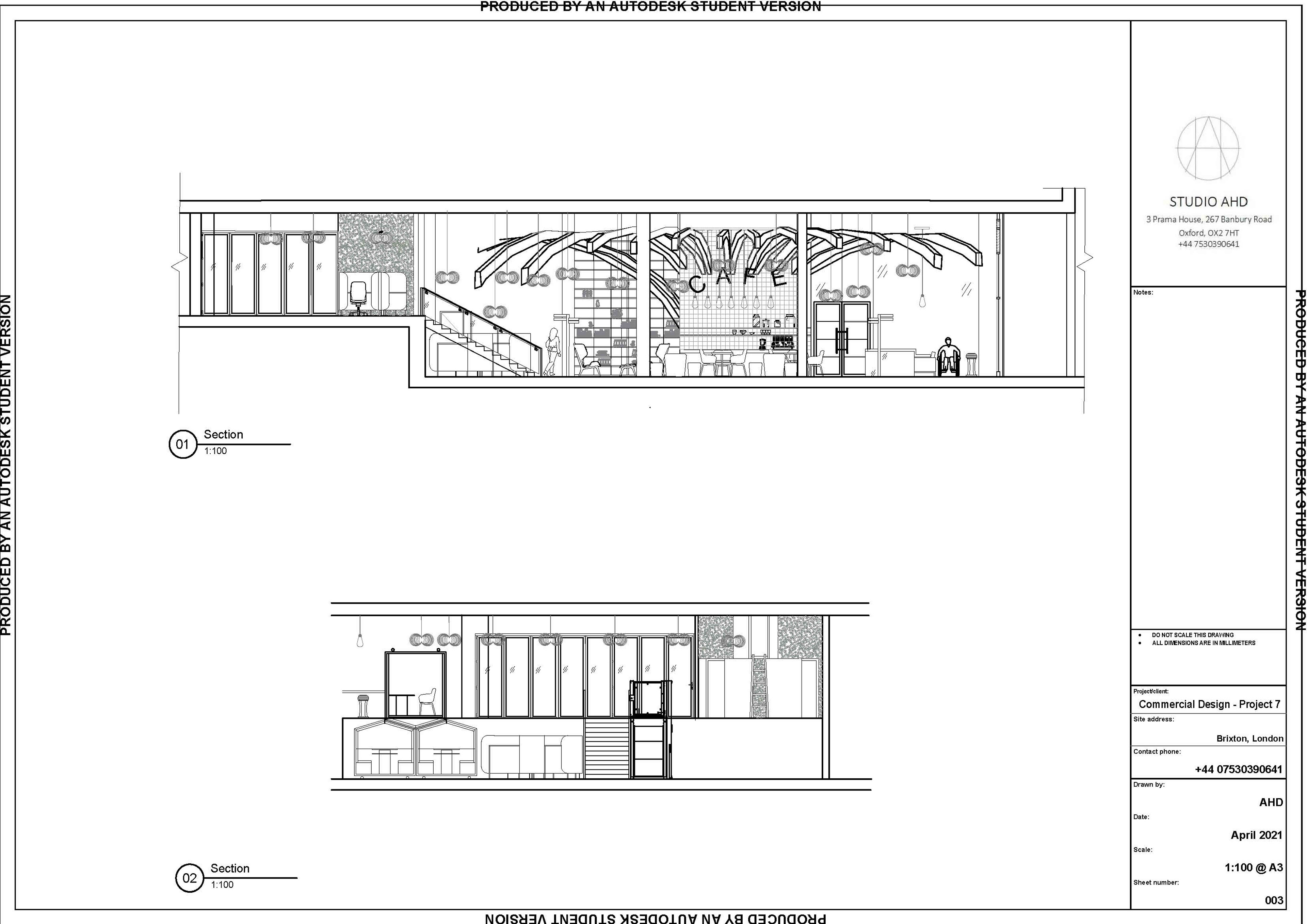 Technical Drawings - Sections