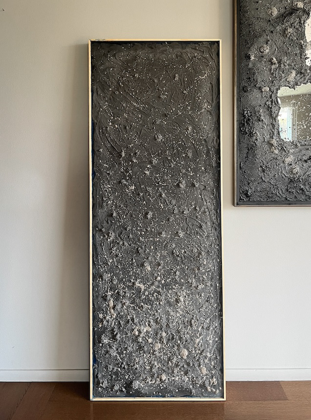 Degradado de Cenizas II, 2021. 160 x 60 x 5 cm