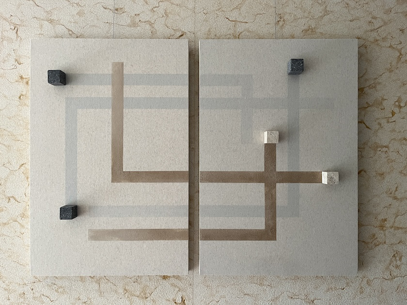 Invisible y Visible, 2023. 90 x 122 x 7.5 cm