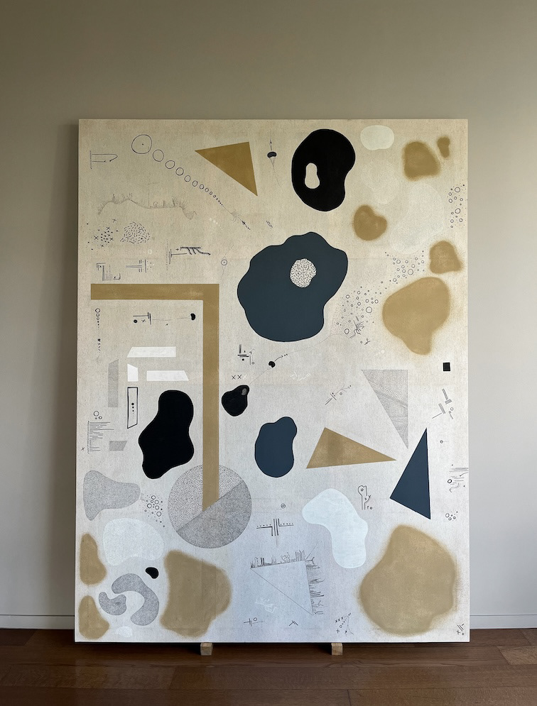 Lugares Ideales, 2022. 200 x 150 x 7 cm