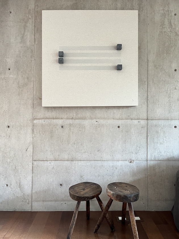 Sombras del Recinto, 2023. 100 x 100 x 9.5 cm