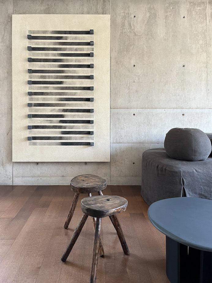 Sedimentos Volcánicos, 2023. 180 x 120 x 9.5 cm