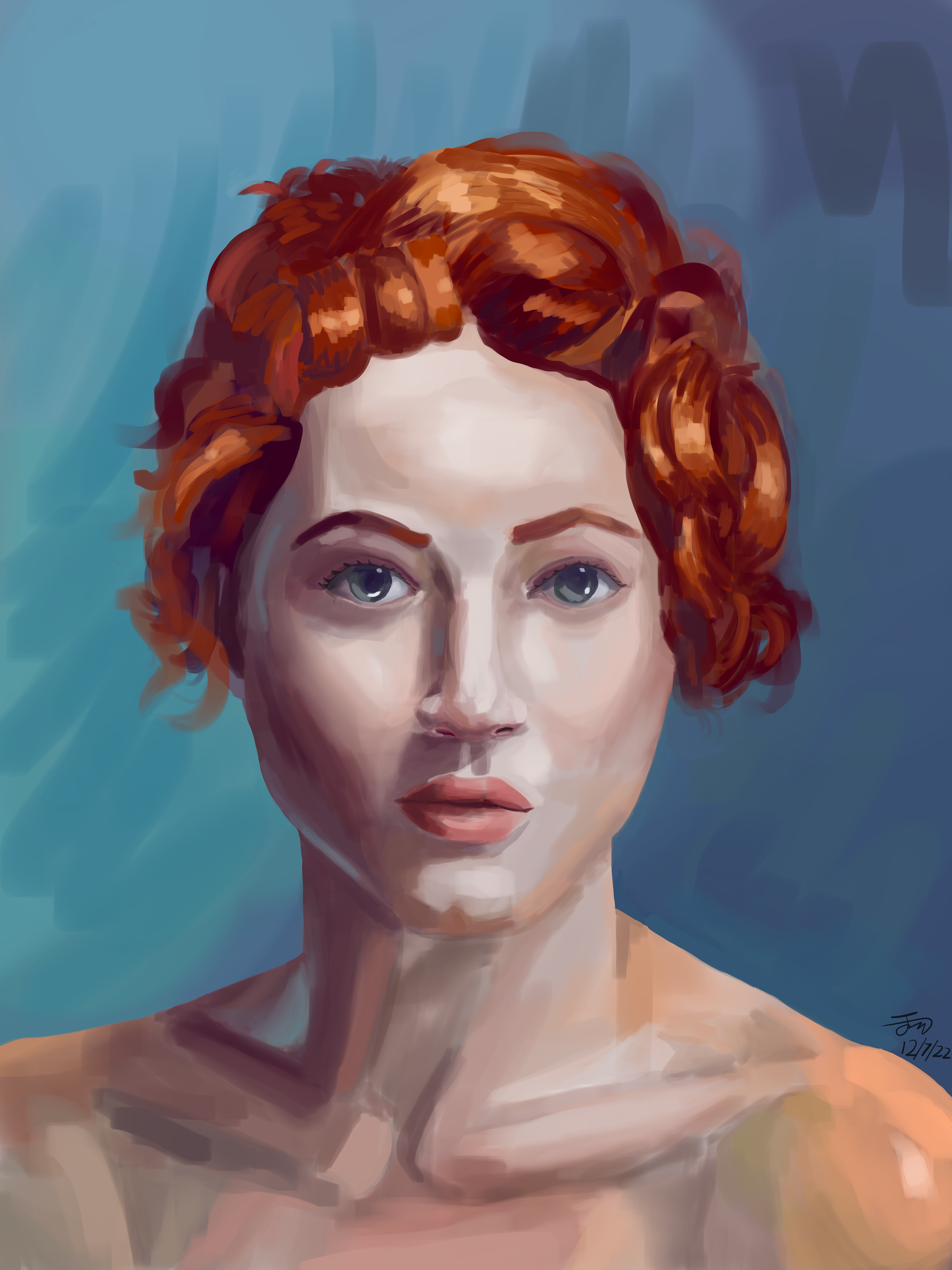 Redhead Color Study