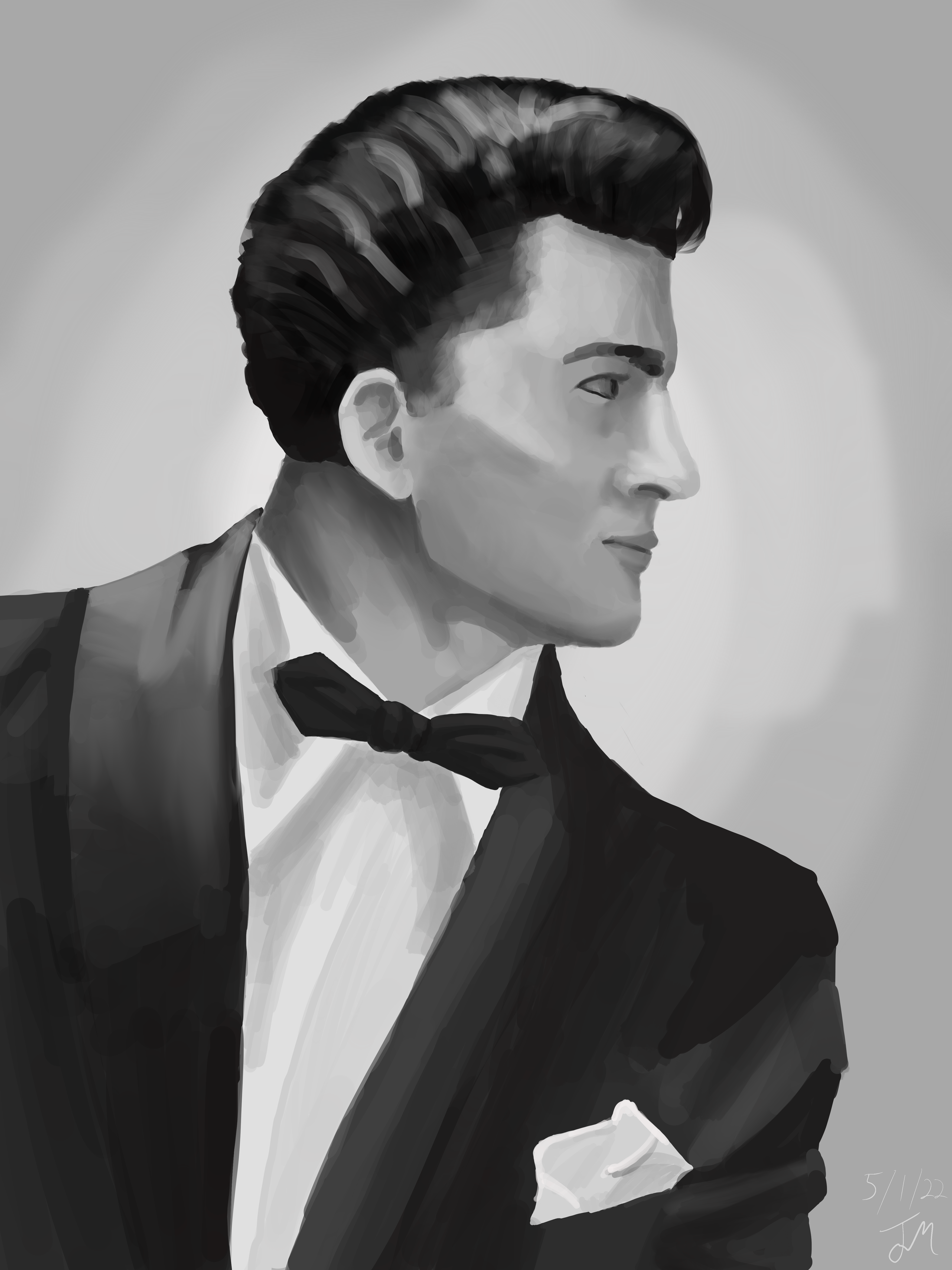 Man in Suit Study