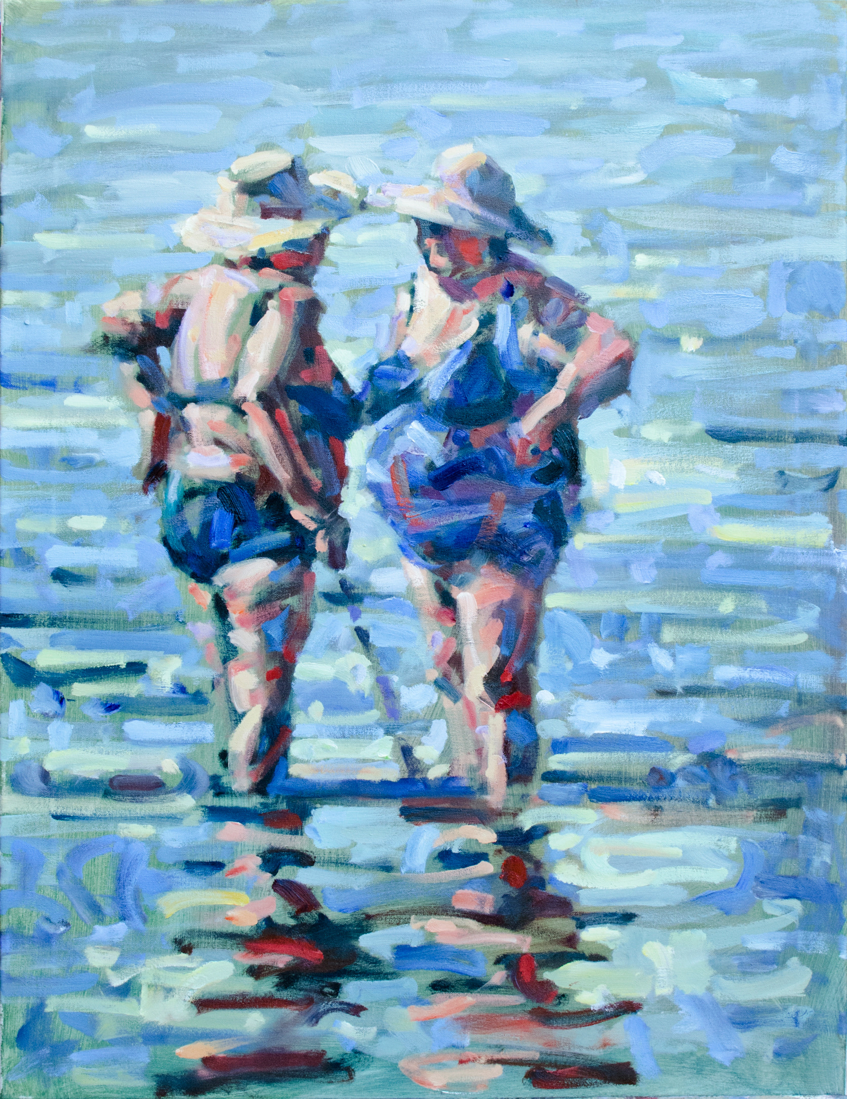 Badenymfer, 60x80 cm