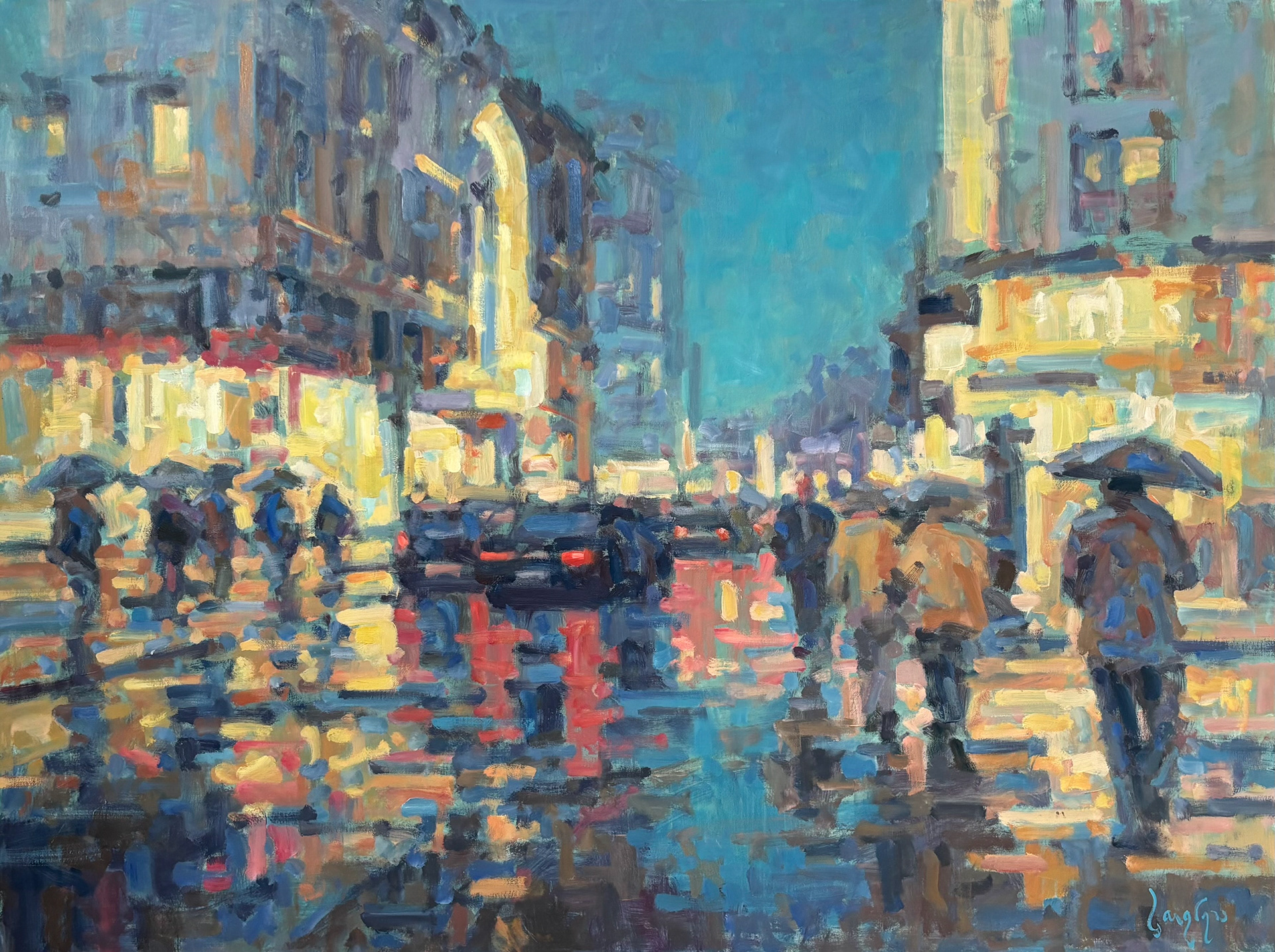 Spejlinger 90x120 cm