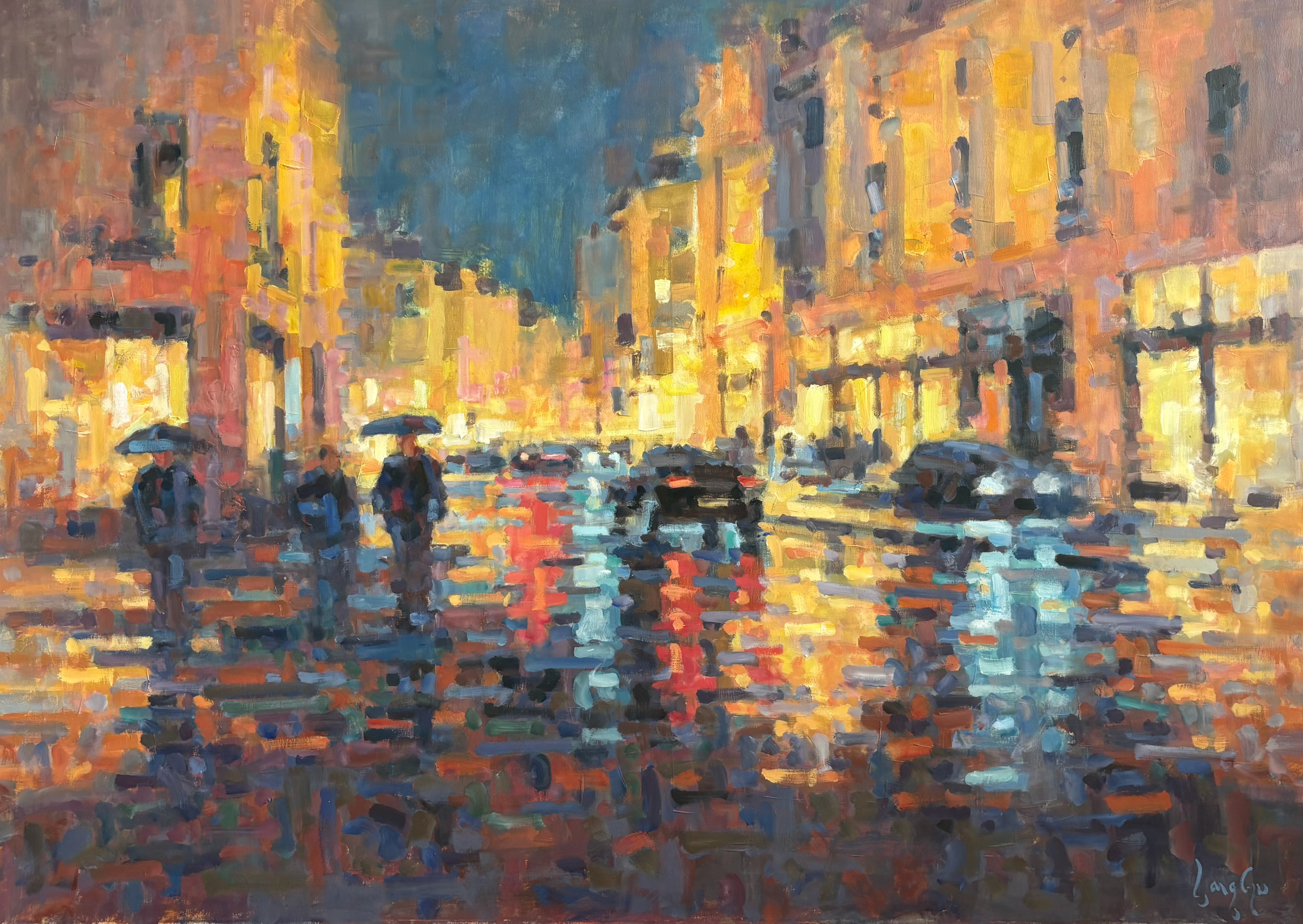 Natteliv, 100x140 cm