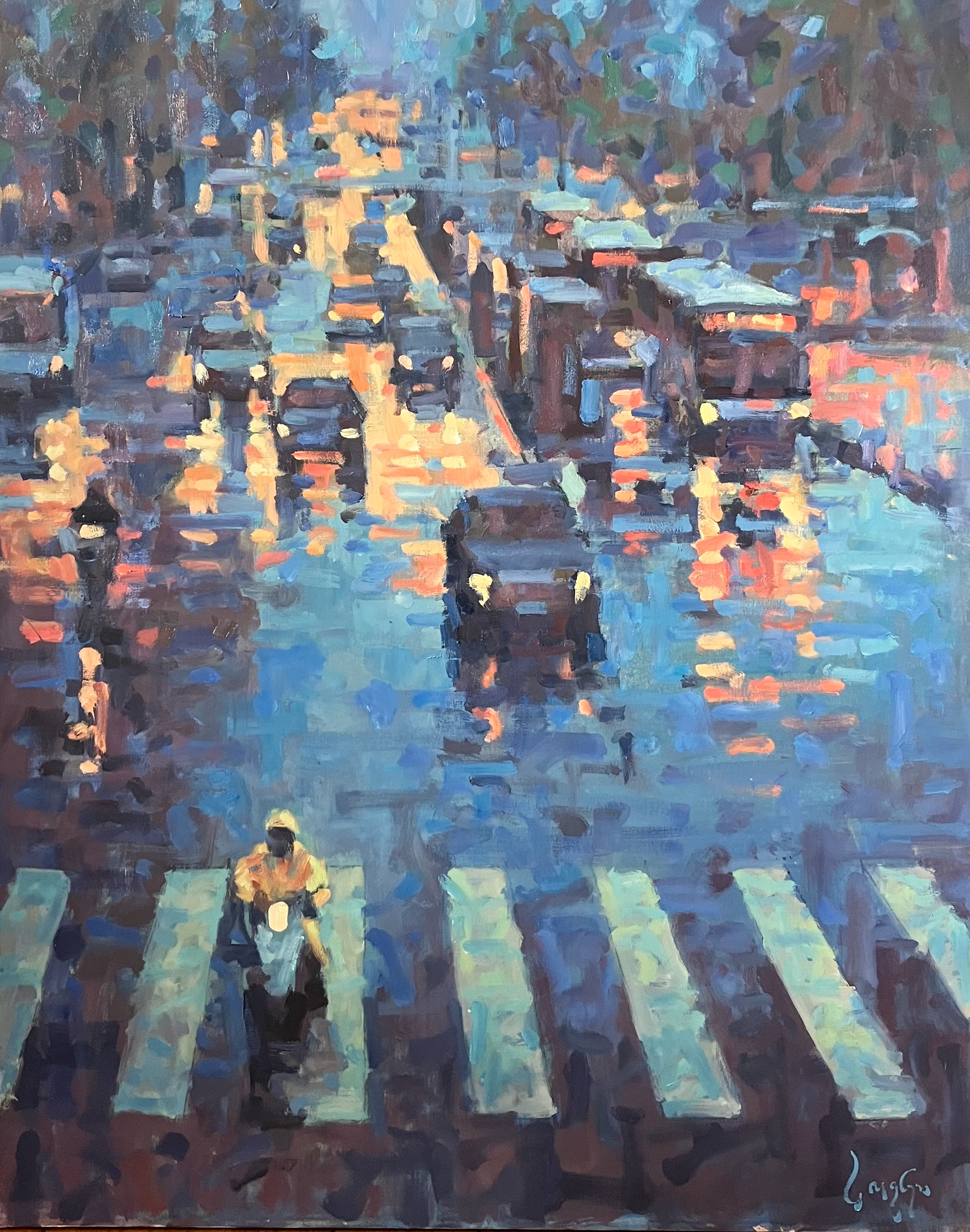 Gadebelysning, 80x100 cm