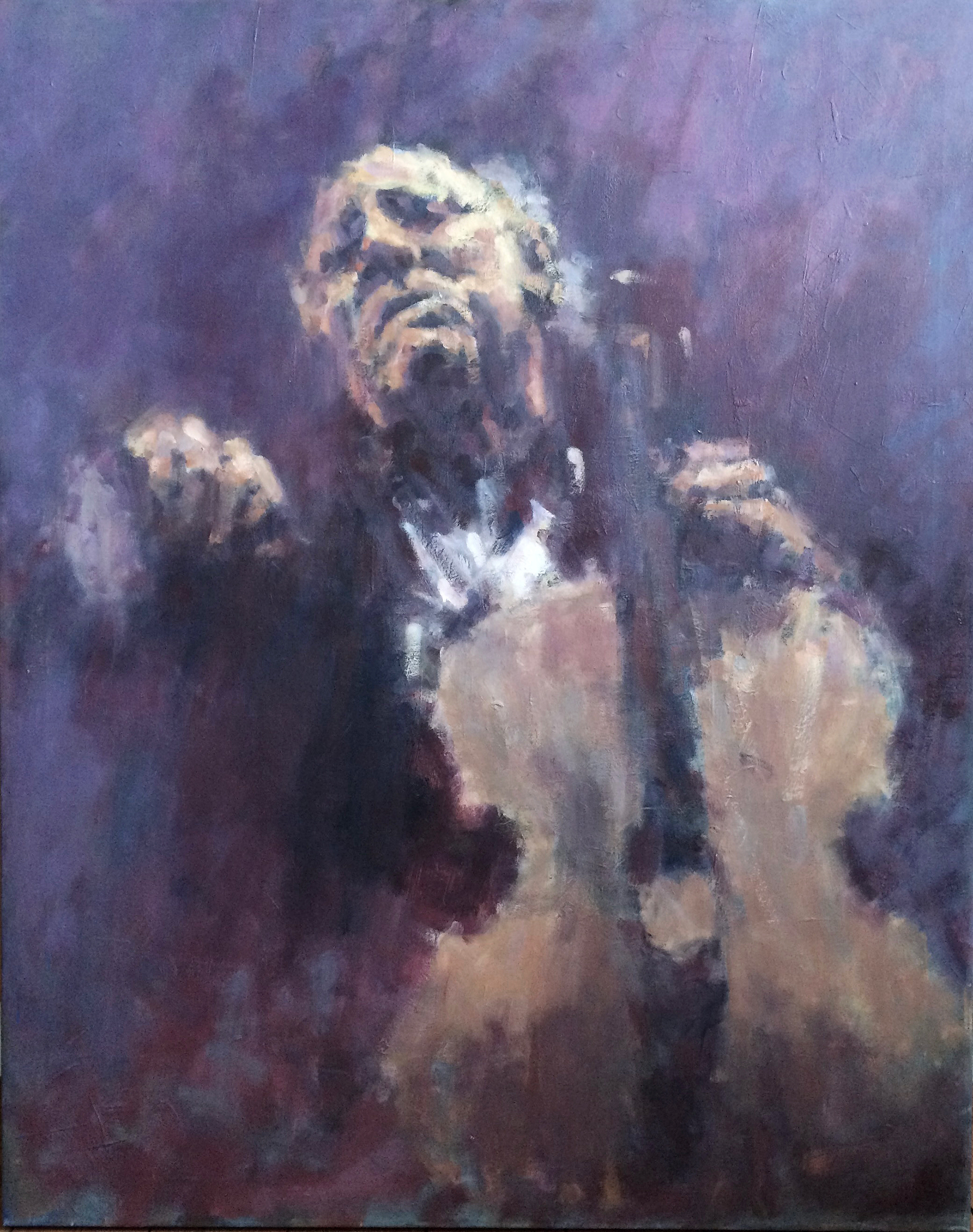 "Indlevelse", 70x90 cm