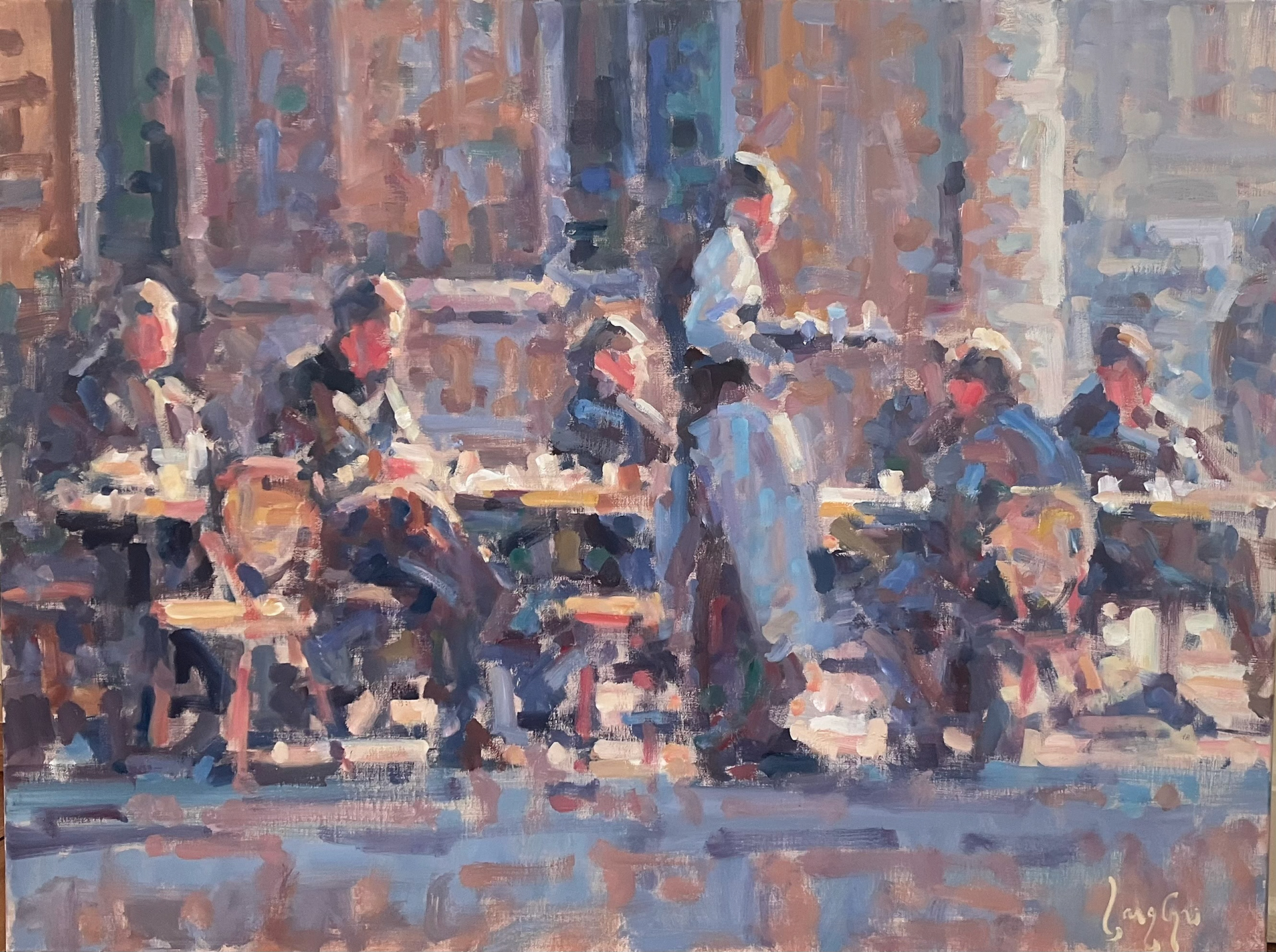 "Morgensol", 60x80 cm