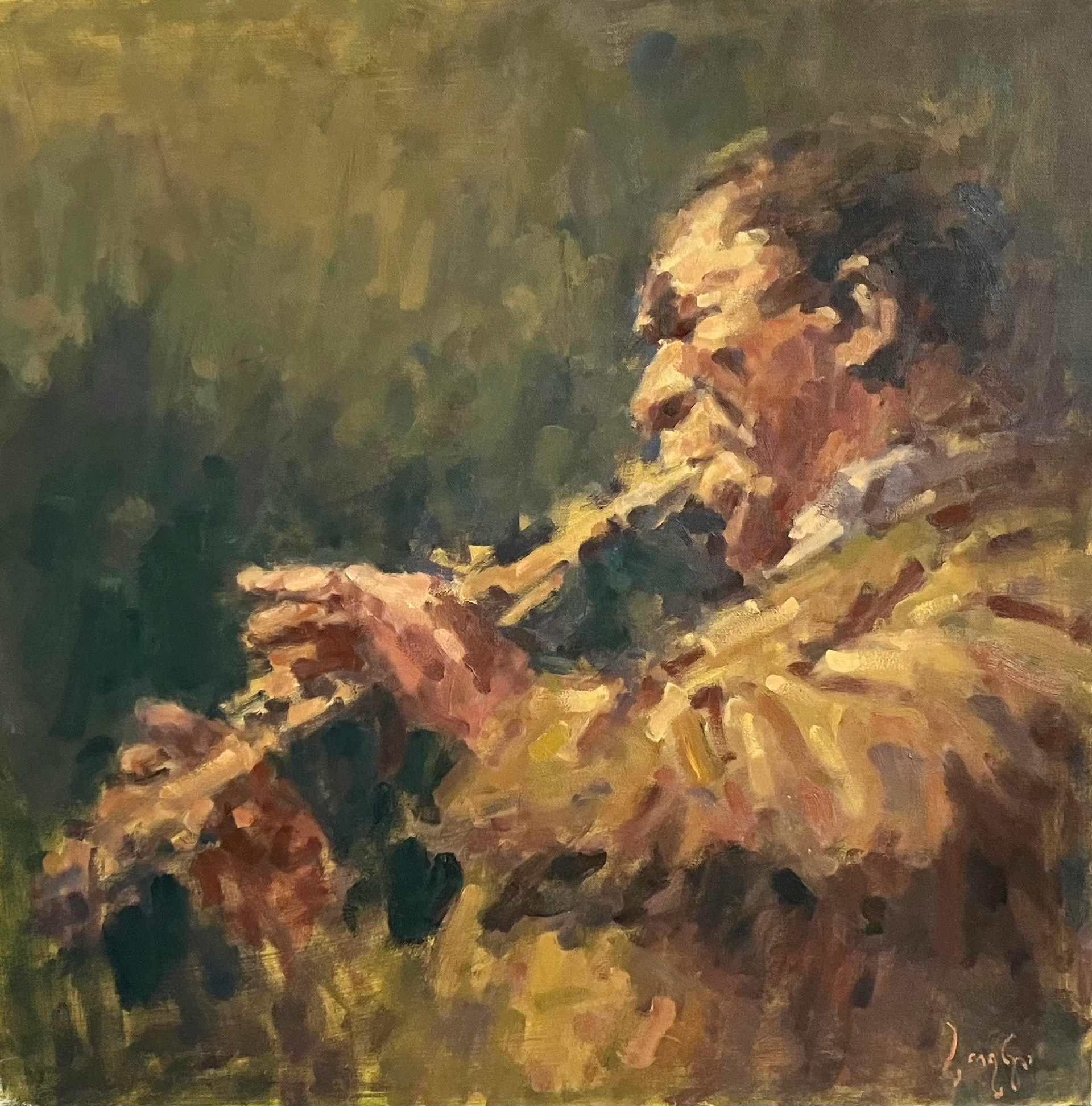 ”Jazzmusiker” 80x80 cm