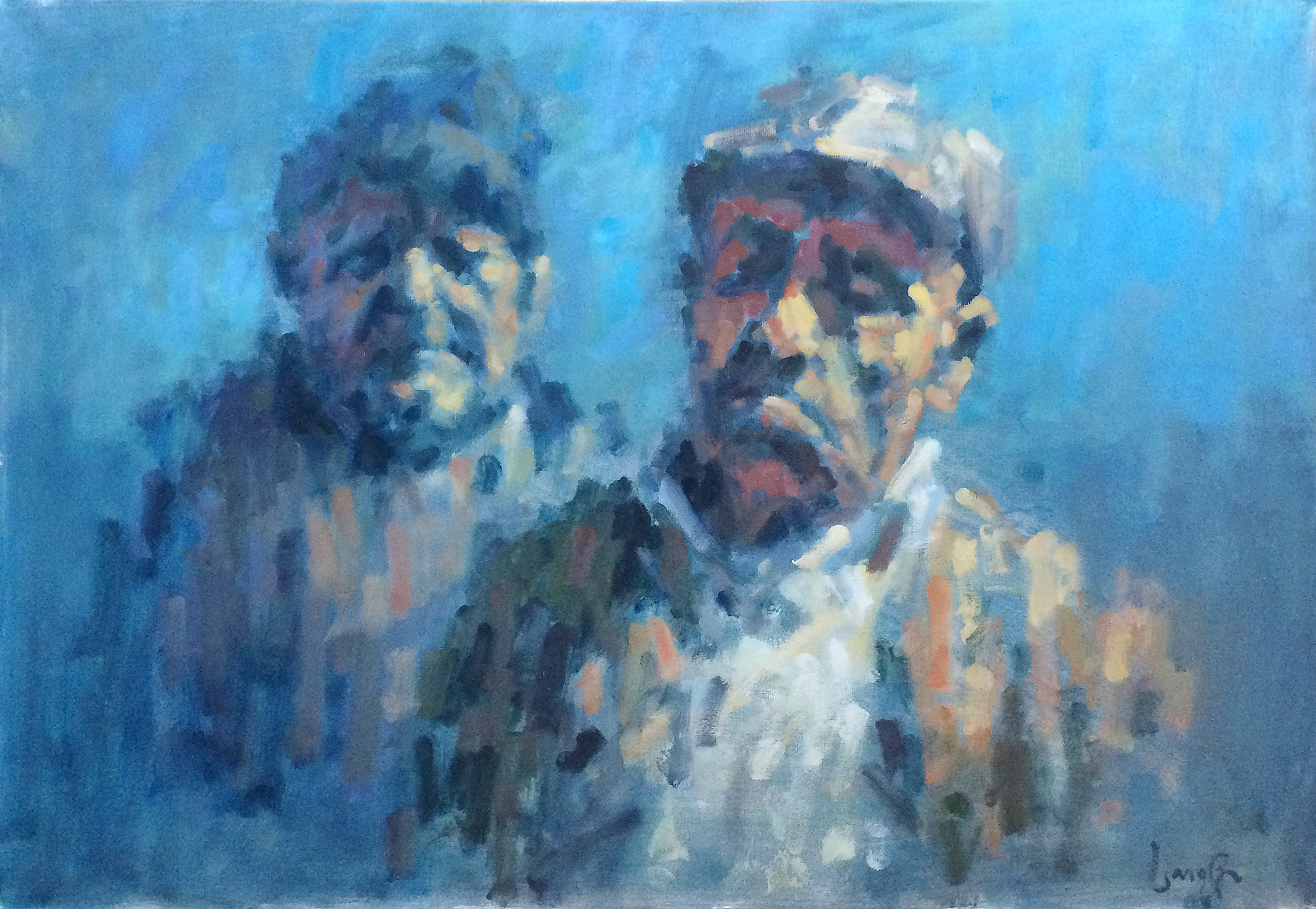 Tiltro eller mistro, 70x100 cm