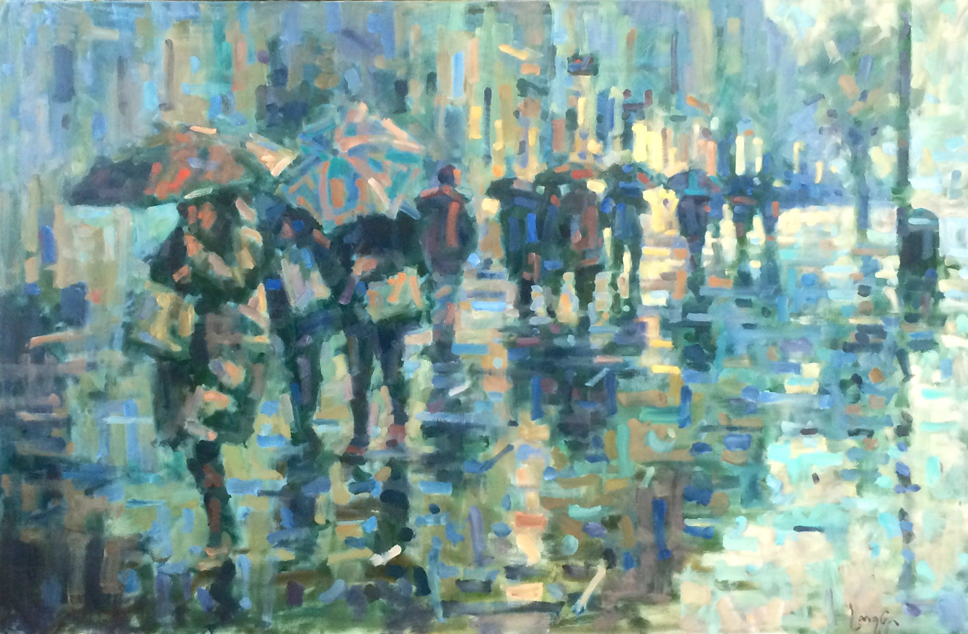 Paraplyer, 80x110 cm