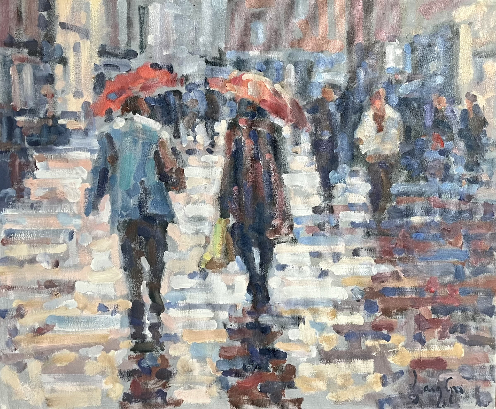 “Handelsgade”, 50x60 cm