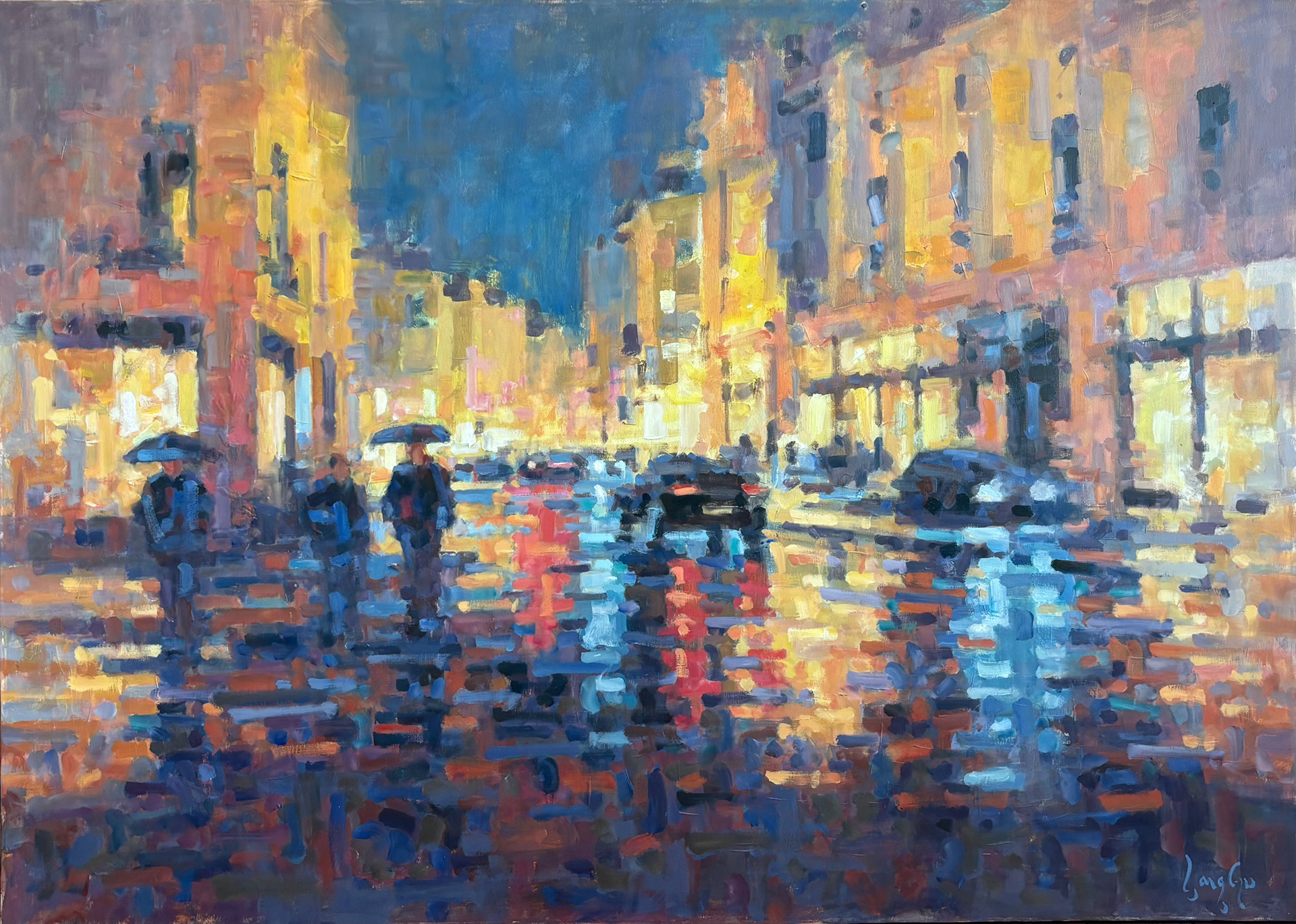 Natteliv, 100x140 cm