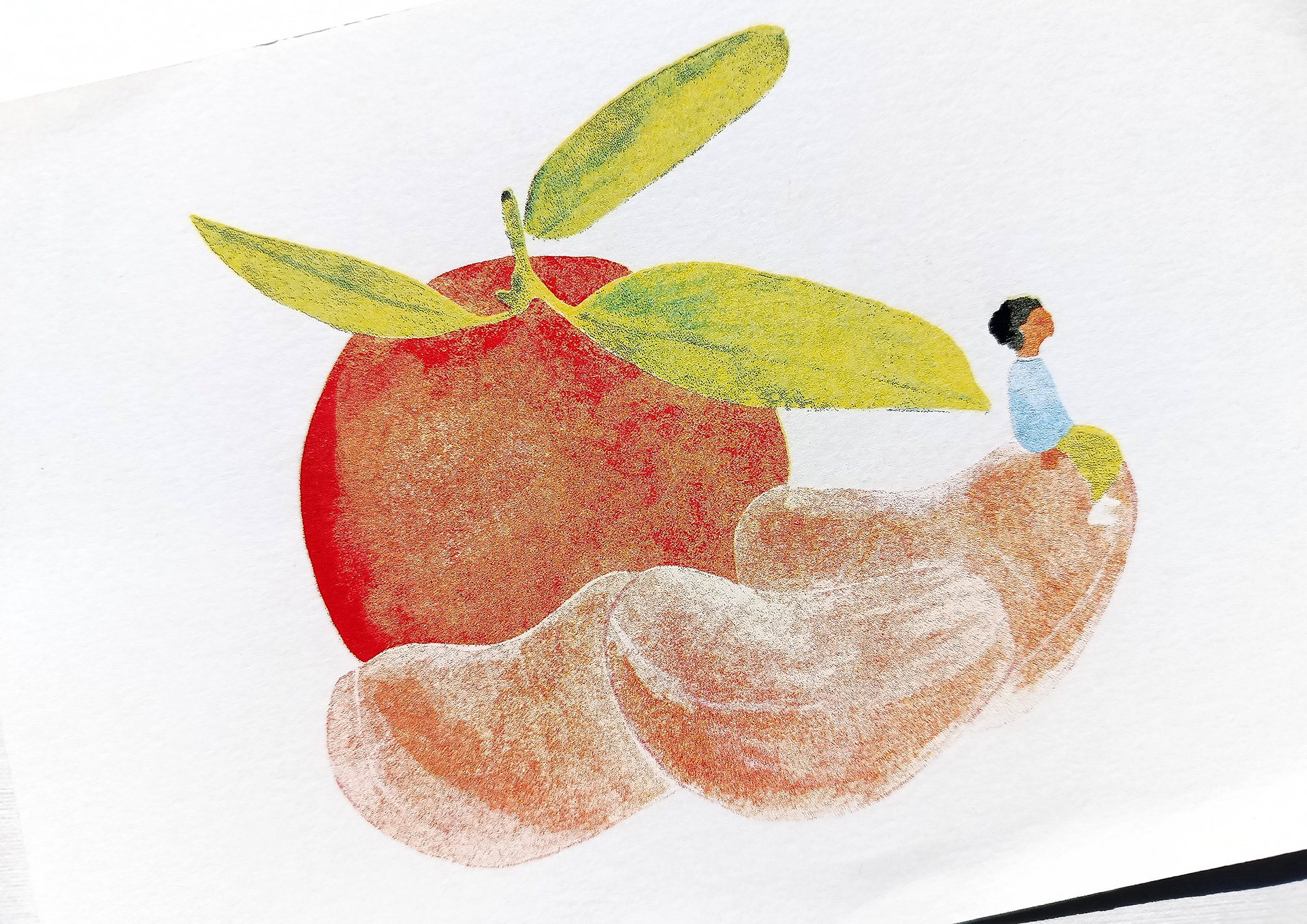 Impression des cartes de vœux en risographie