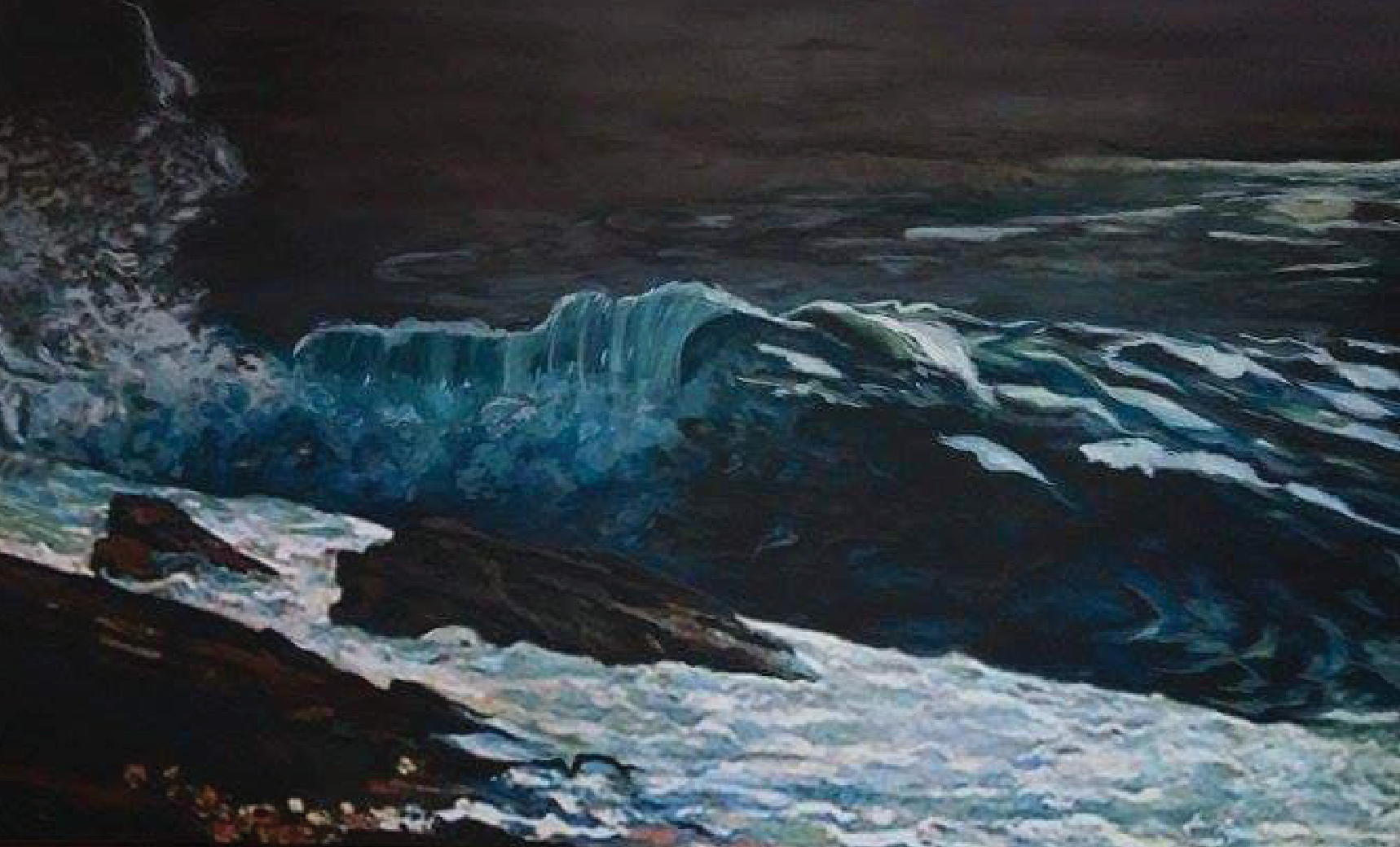 For Background on Movie Set - Recreation Painting of Artist Winslow