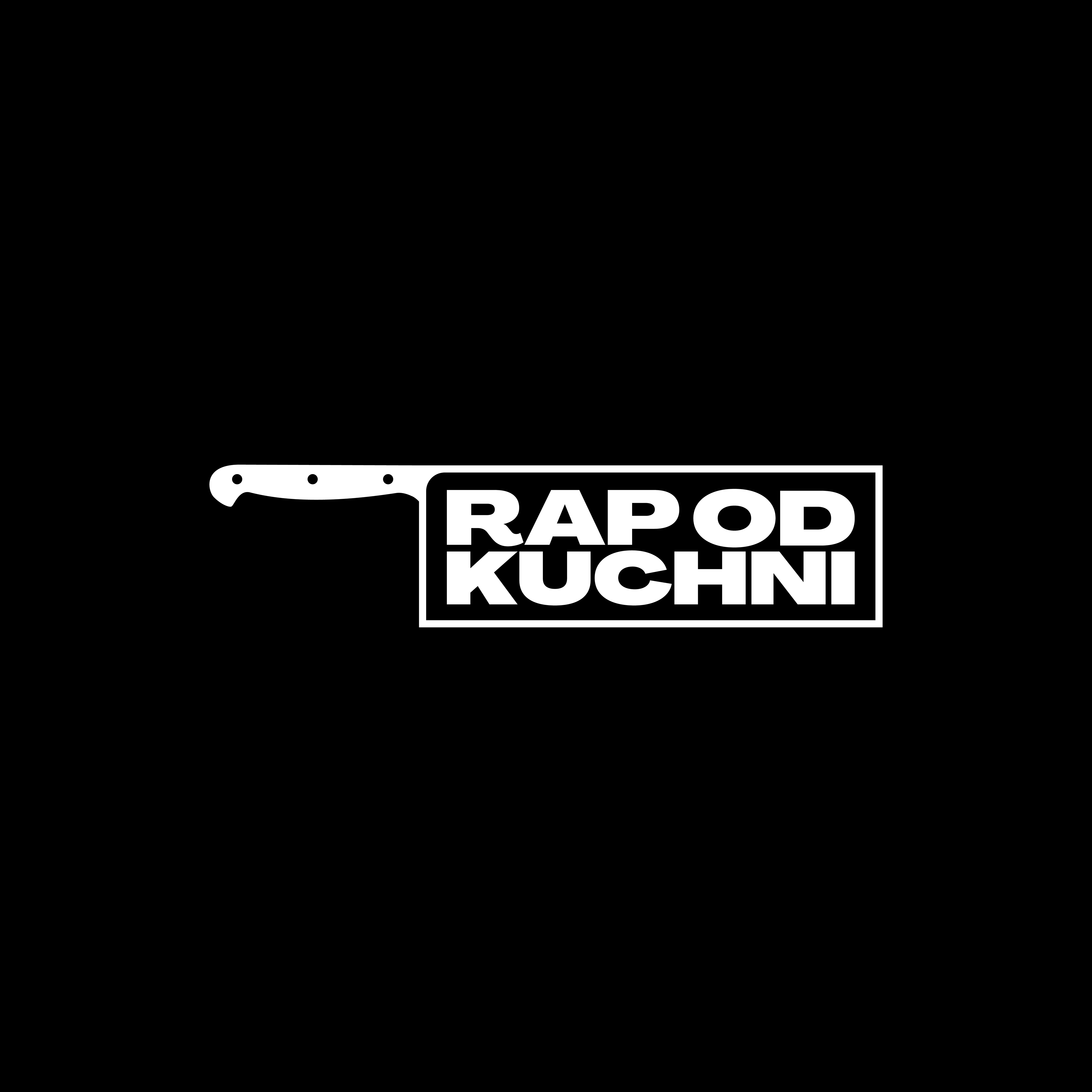 Logo for Daily Grind's® "Rap od Kuchni" podcast. A place where passion for cooking and rapo meets.