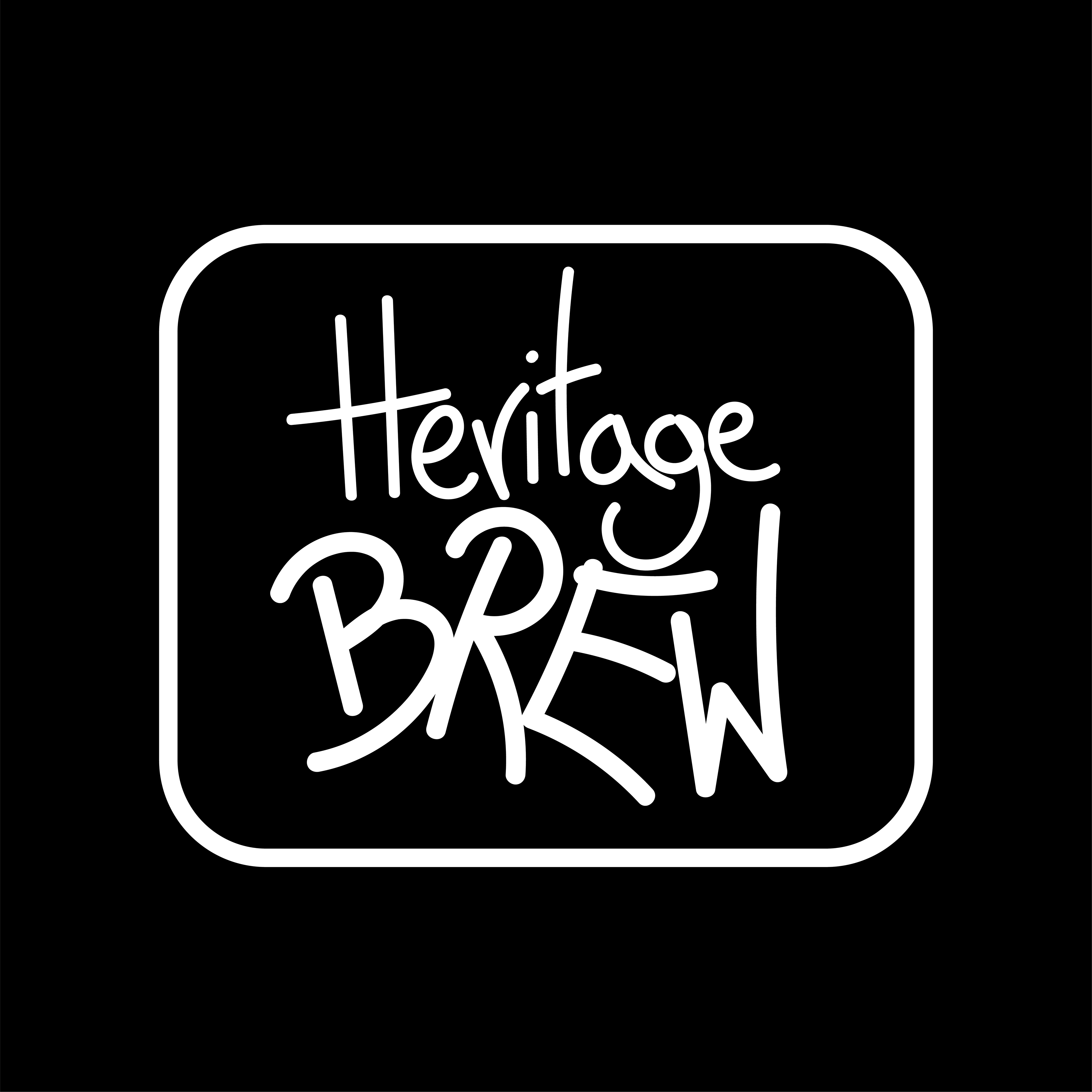 Logo for artisanal imaginary brewery.