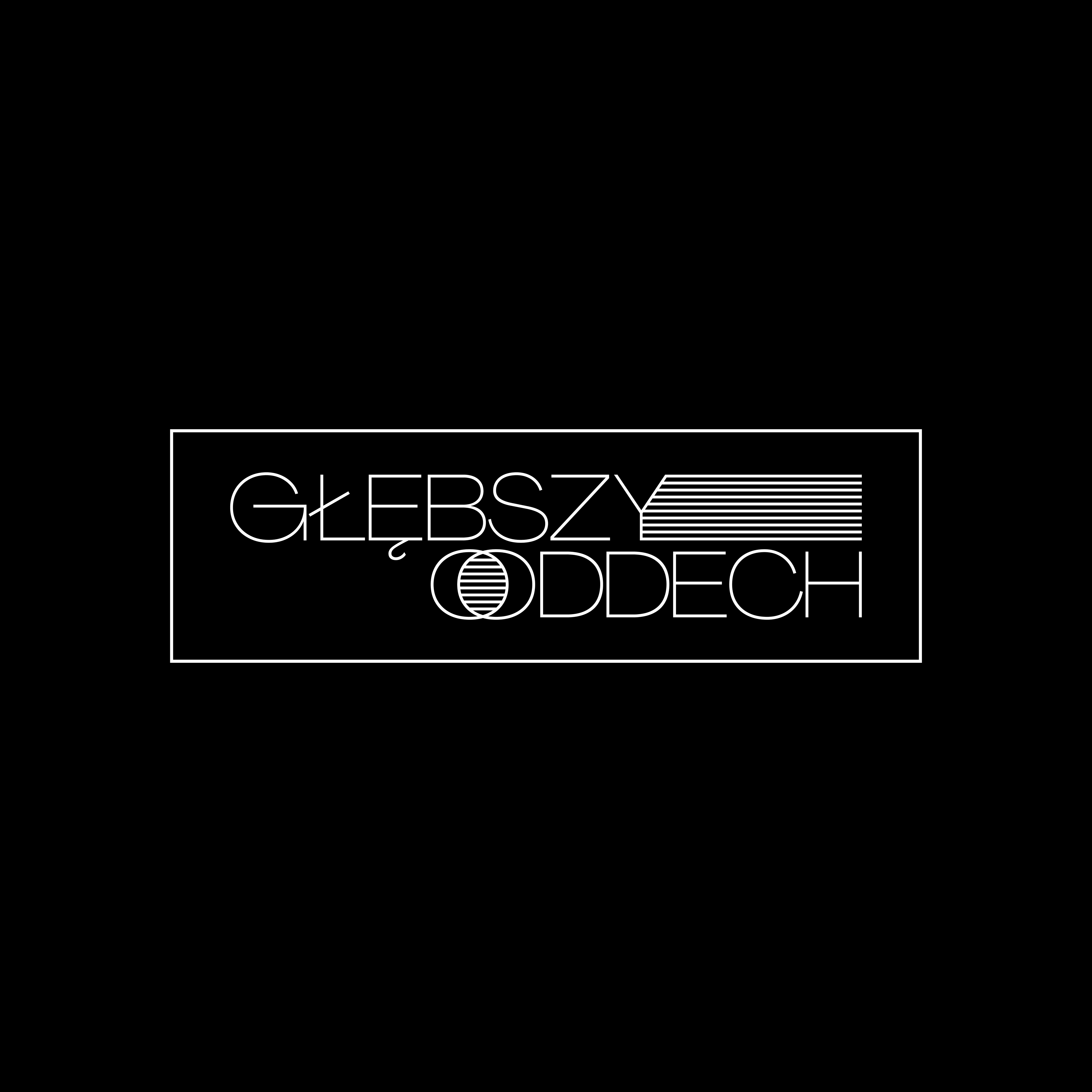 Logo for "Głębszy Oddech" podcast.