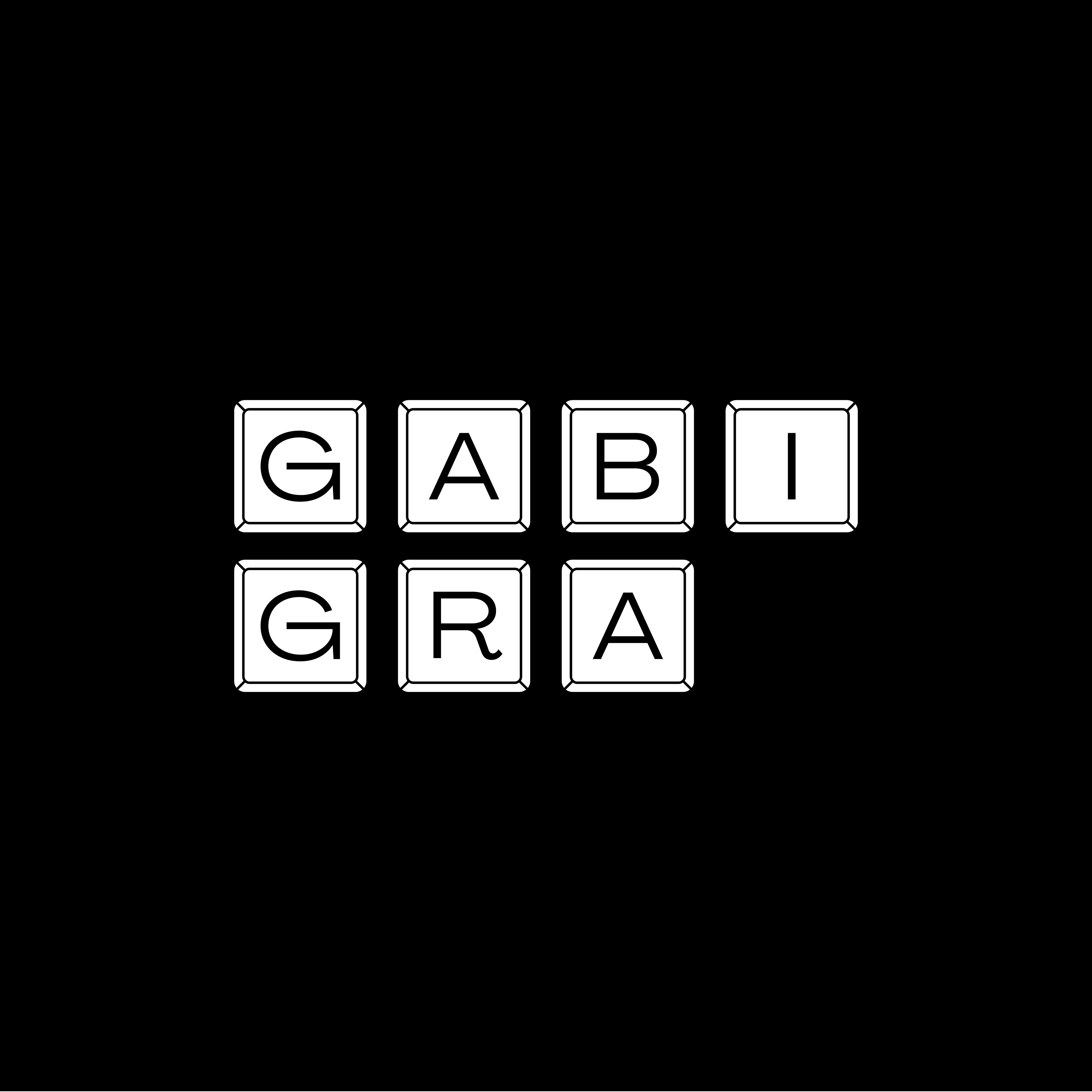 Logo for "Gabi Gra" podcast.