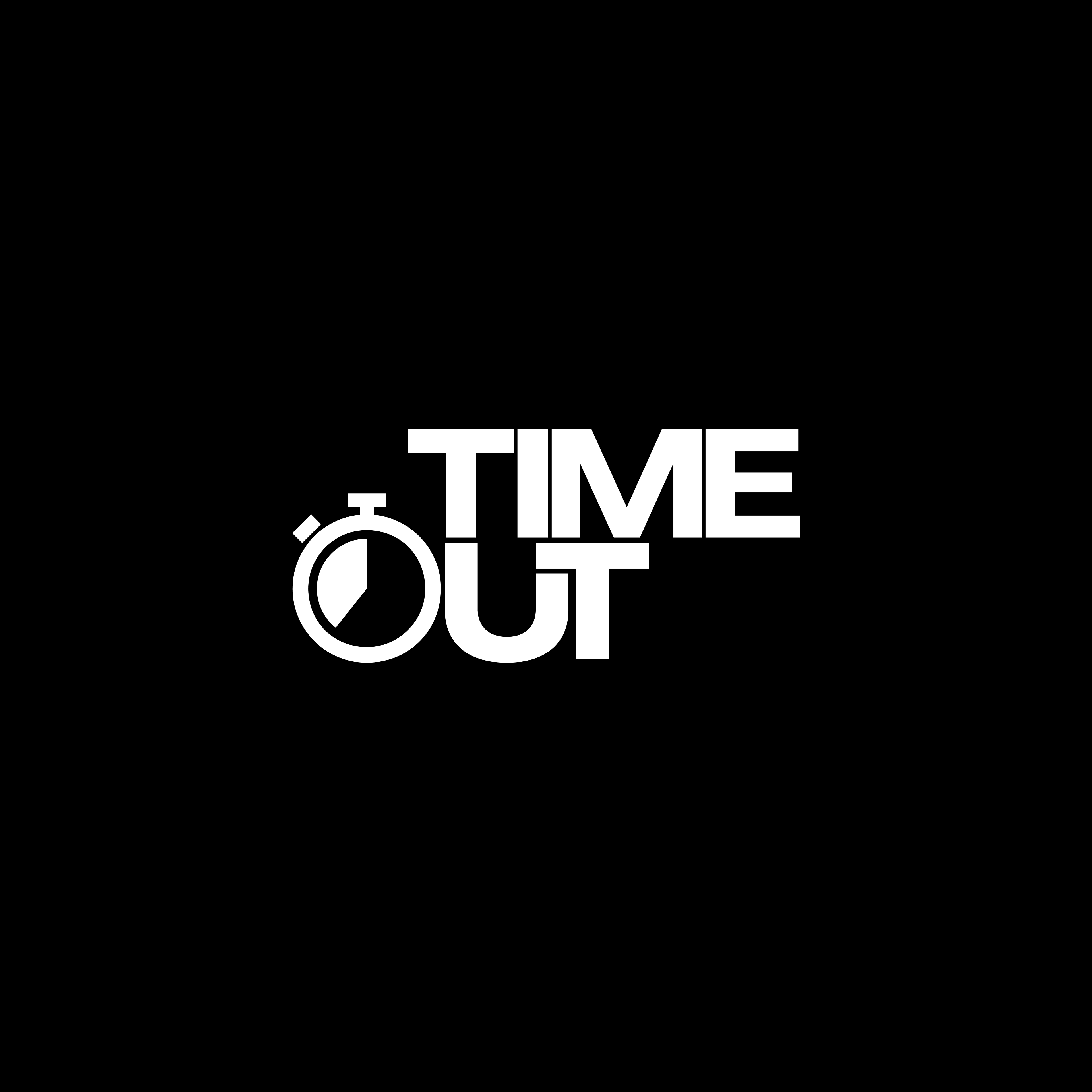 Logo for Julia Wieczyńska & Filip Kołodziejski "Time Out" podcast. 
