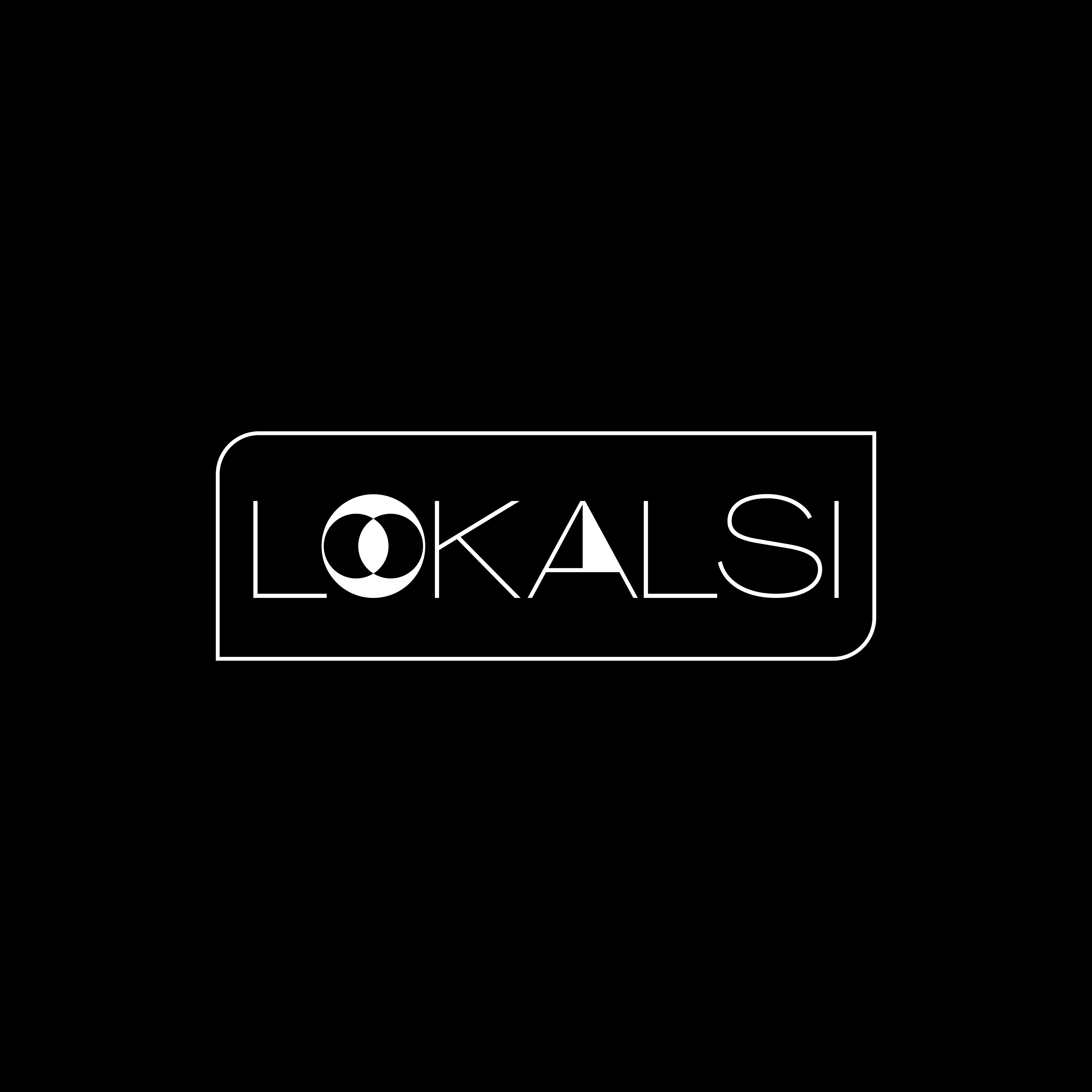 Logo for "Lokasi" podcast. Pertaining local communities in Poland.