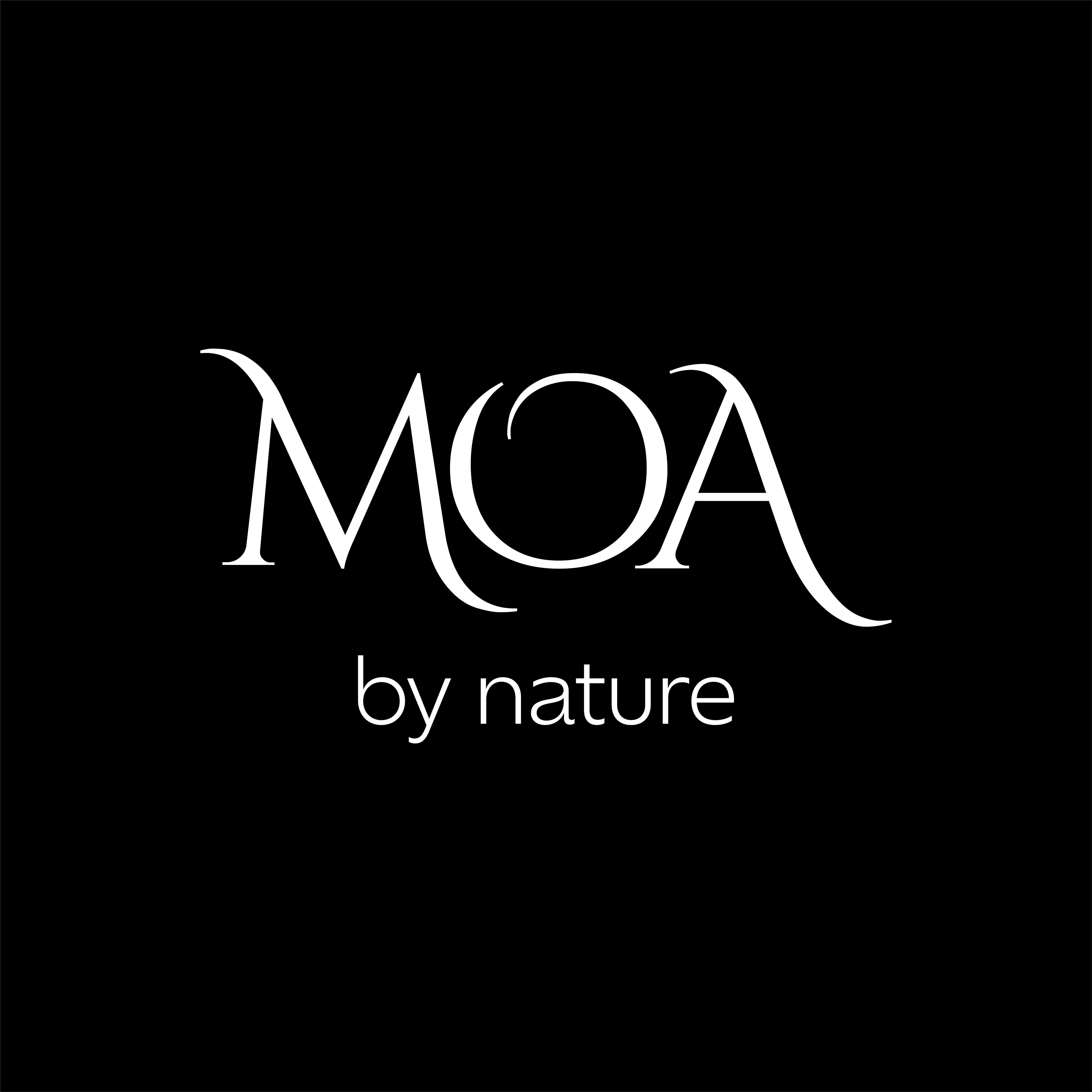 Logo for alternative coffee roastery "Moa"
