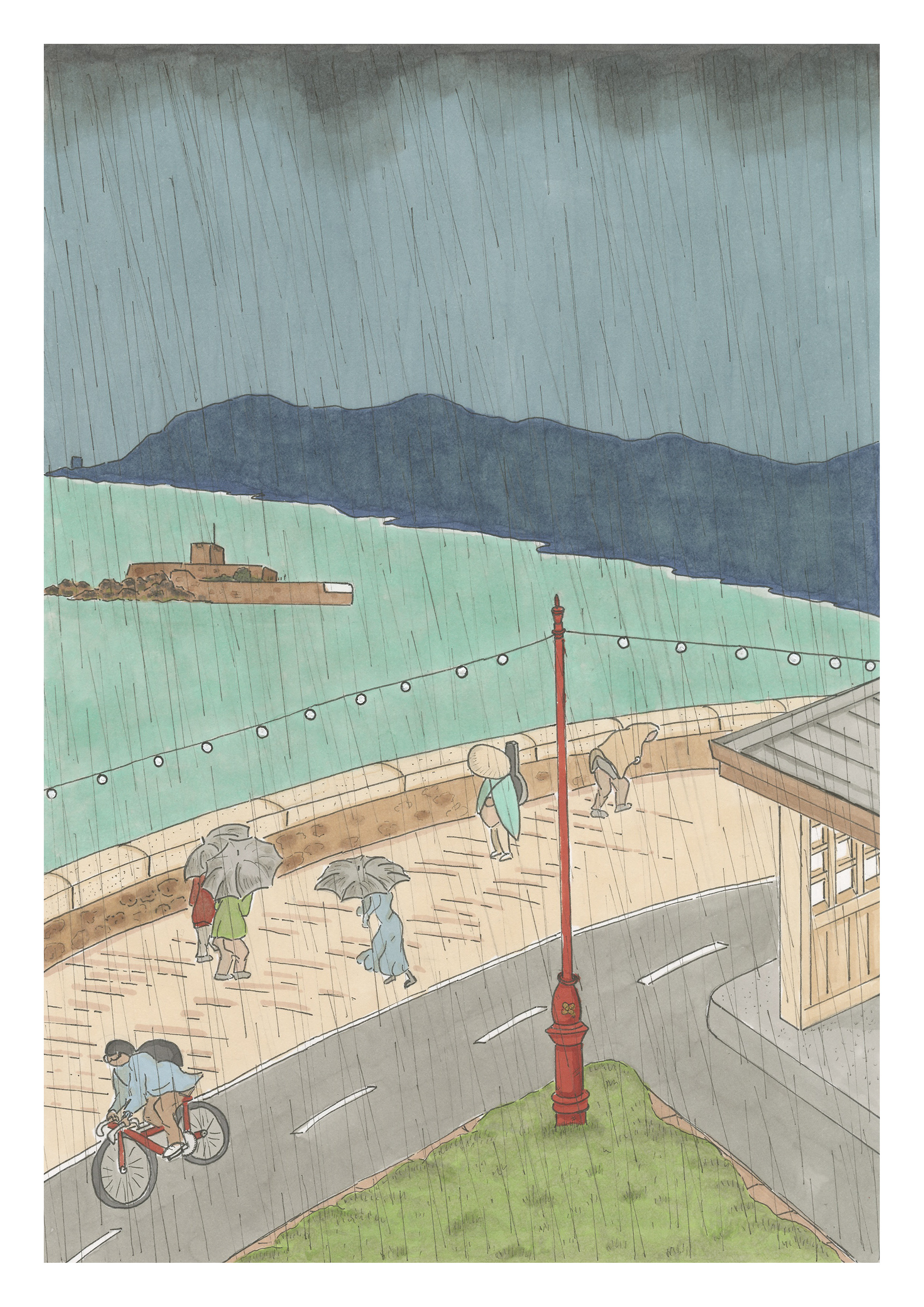 Sudden Storm over St Aubin