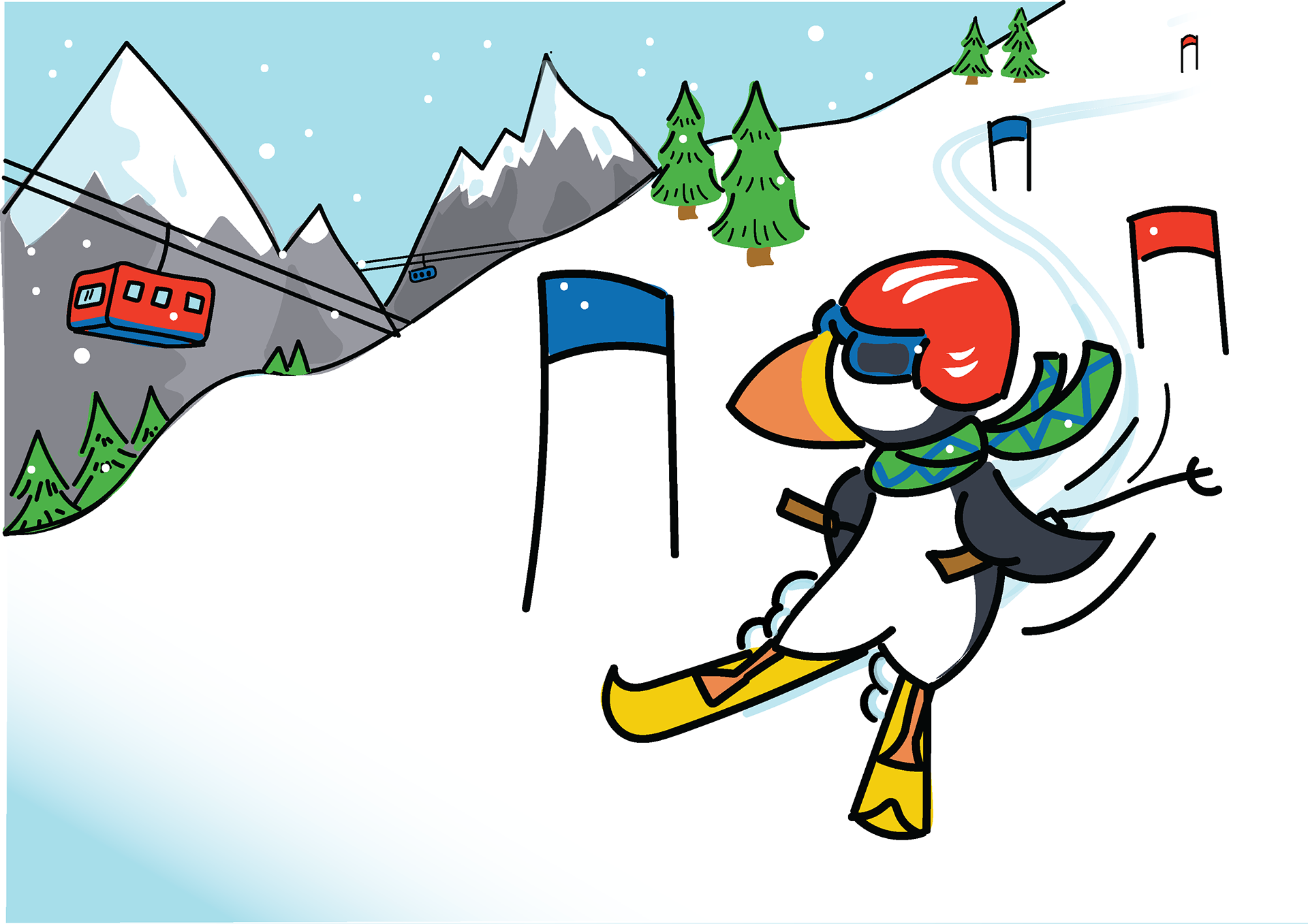 Skiing