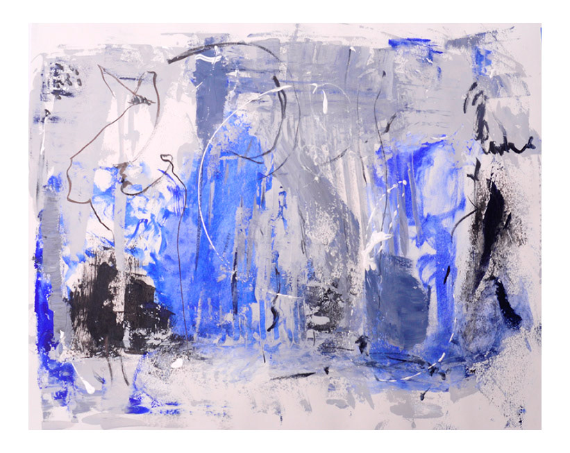 Untitle 24' x 12' Acrylic Paper