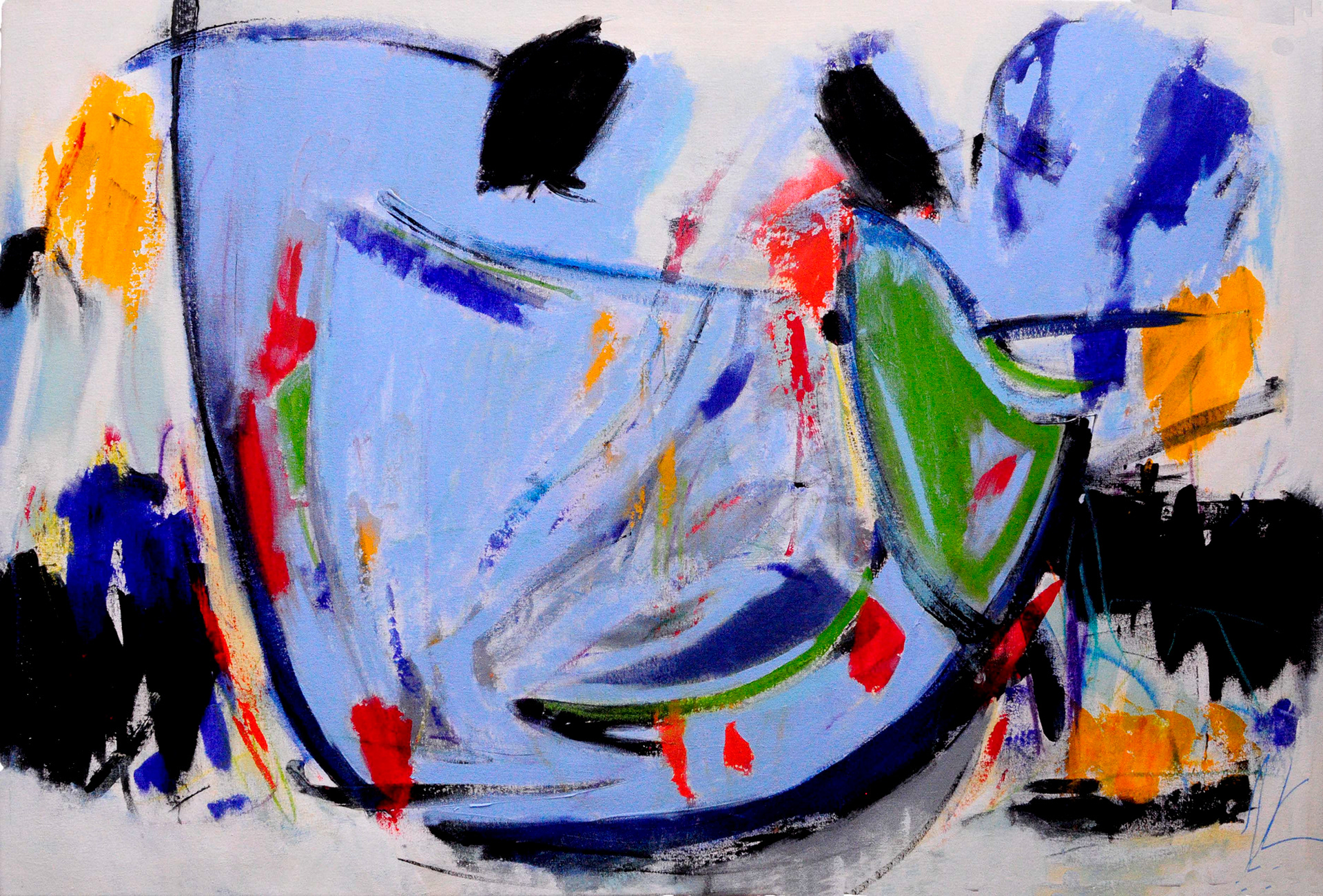 Dance with Me 53' x 34' Acrylic Canvas